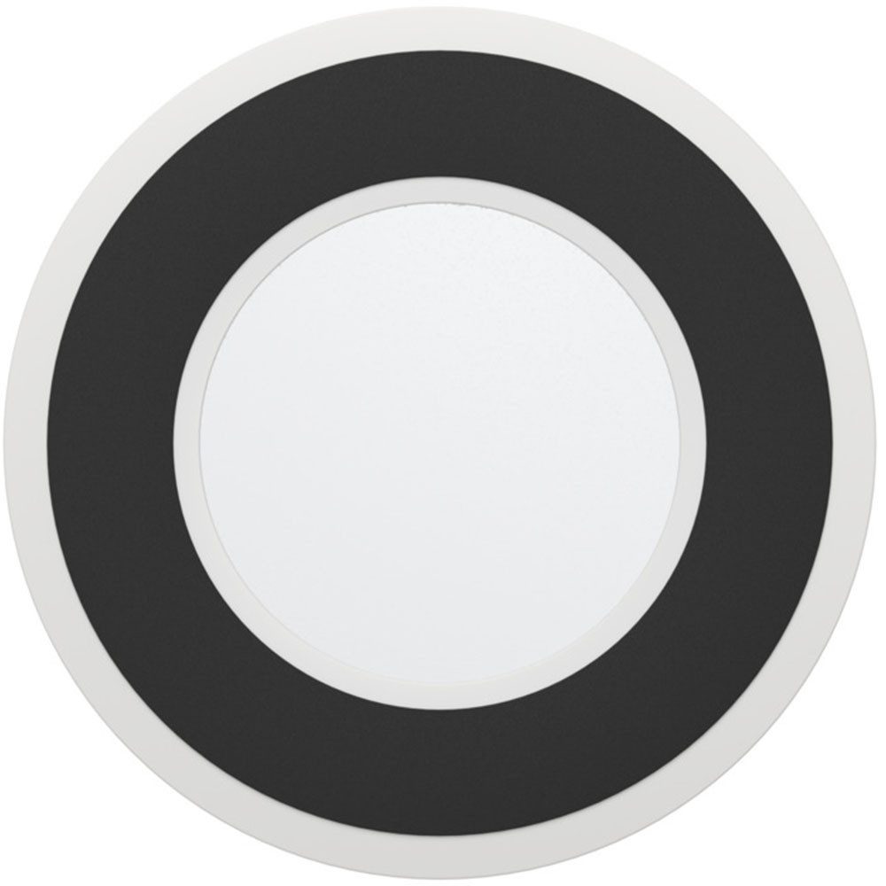 EGLO Wandleuchte MACCHIONI Wandlampe - Stahl, Kunststoff - LED - 12W - IP20, LED fest integriert, Neutralweiß, Wandstrahler, Wandspot, Wohnzimmer, Flur, Ø20 x AL4,5 cm