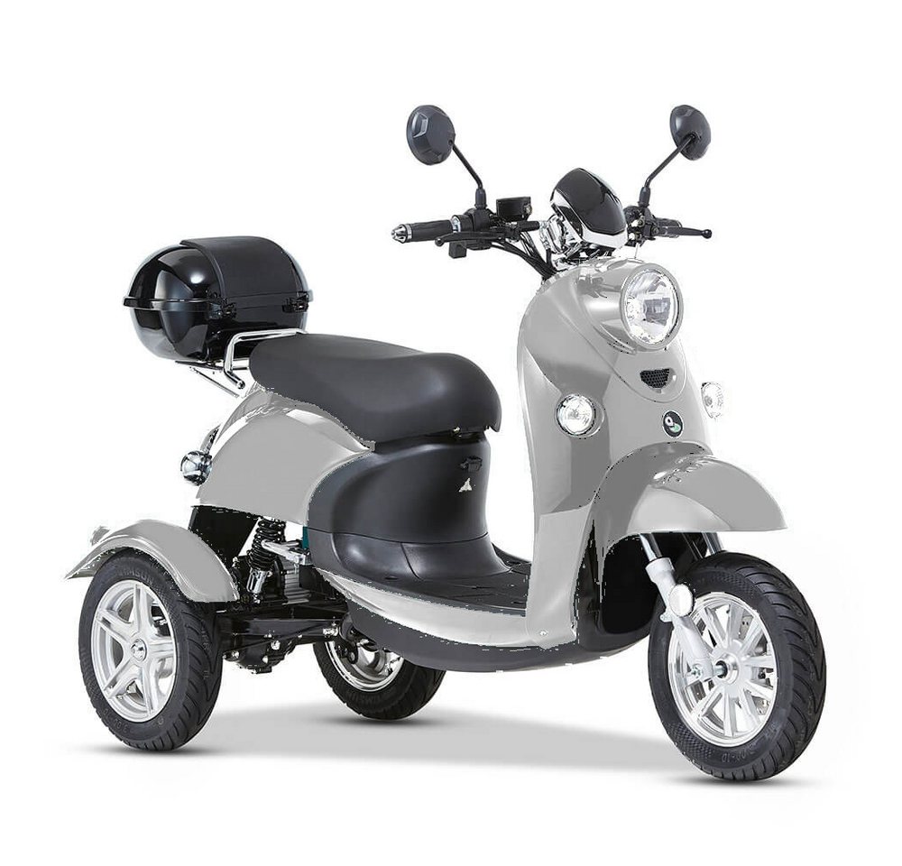 ENEWAY Elektromobil E-Mobil Modena II 60V 24AH Lithium-Akku, 25,00 km/h, (Set), inklusive TopCase