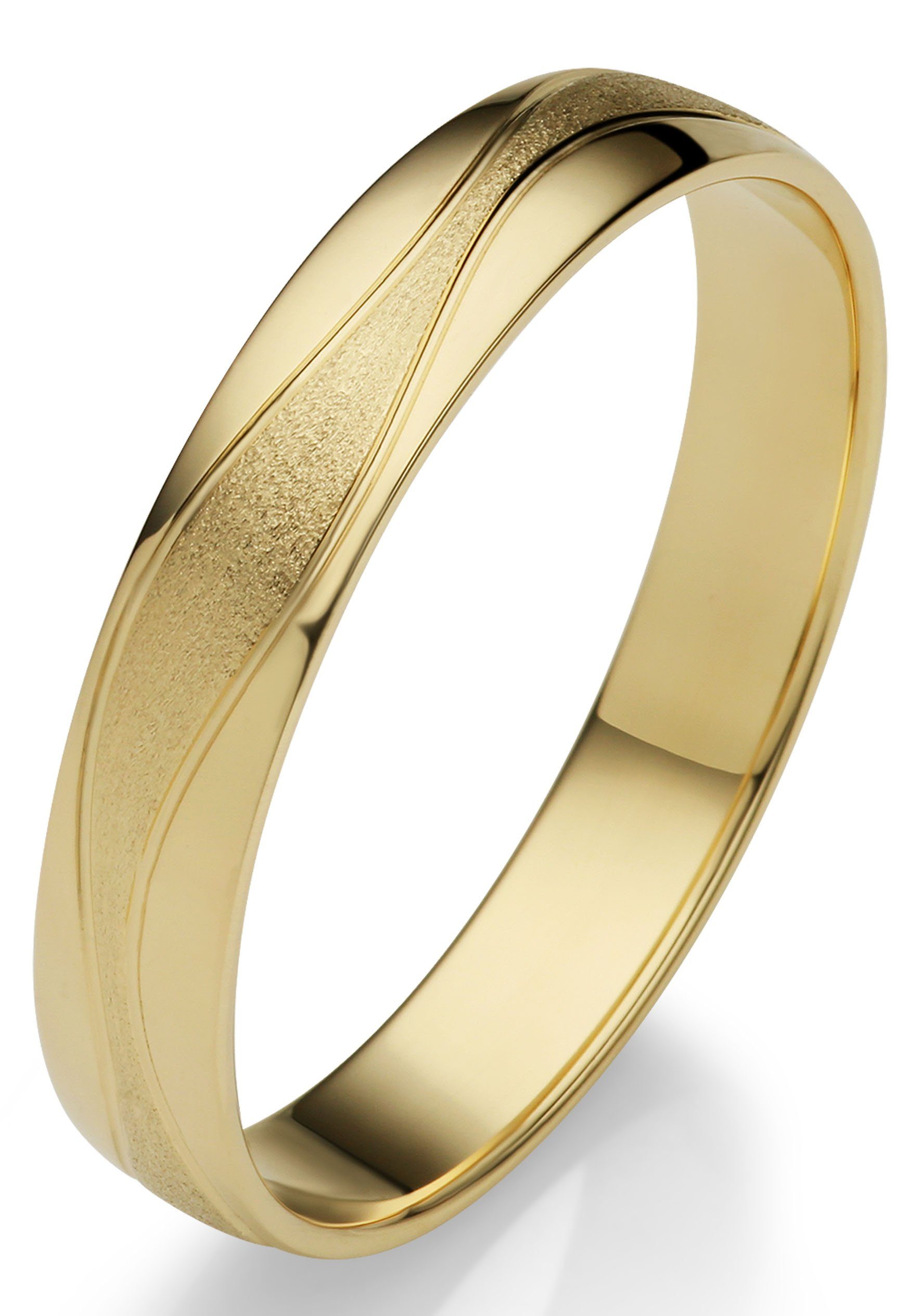 Firetti Trauring Schmuck Geschenk Gold 375 Ehering ohne ein und Liebe Symbol - Made Brillant/Diamant, in für o. Germany Ehering \
