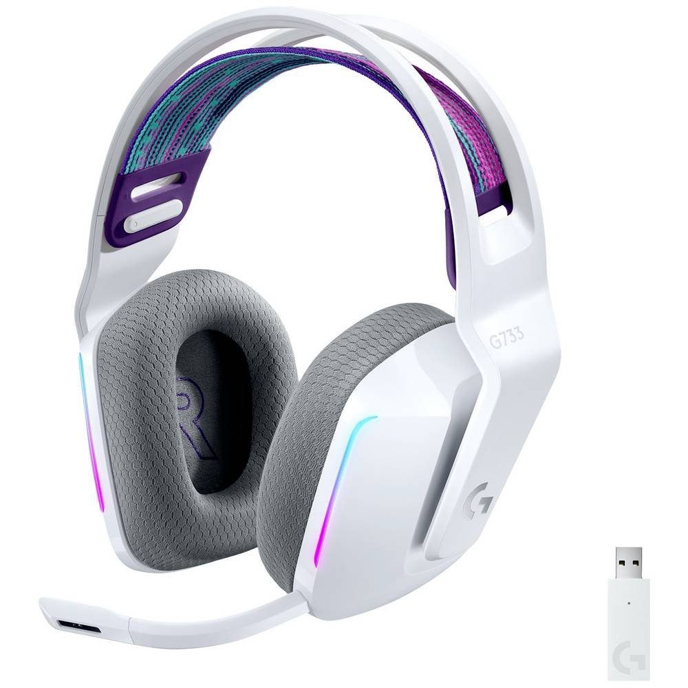 Wireless RGB Gaming Headset - WHITE - 2.4GHZ EMEA Kopfhörer