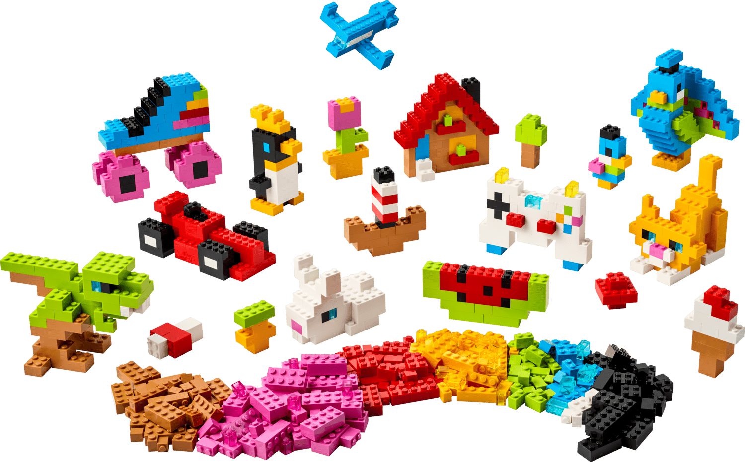 LEGO® Classic 11045 Kreative Bunte Steine Spielbausteine, (Set, 820 St., Set)