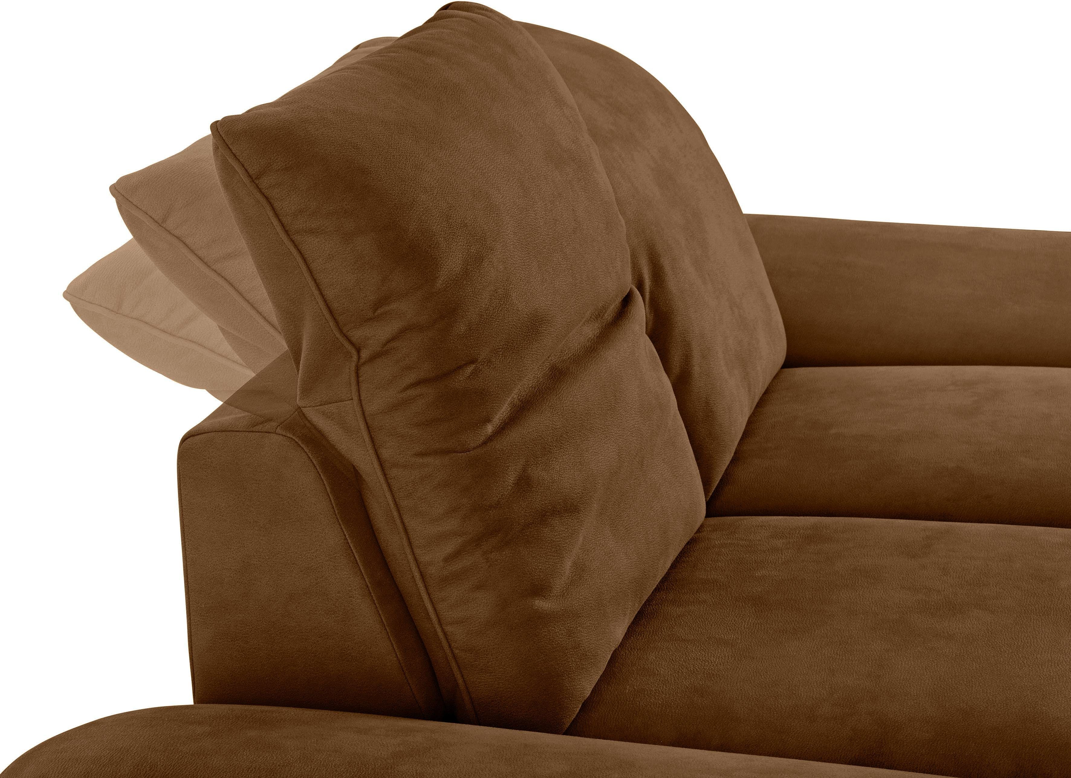 W.SCHILLIG 2-Sitzer enjoy&MORE, mit Sitztiefenverstellung, Breite Füße cm matt, 202 silber