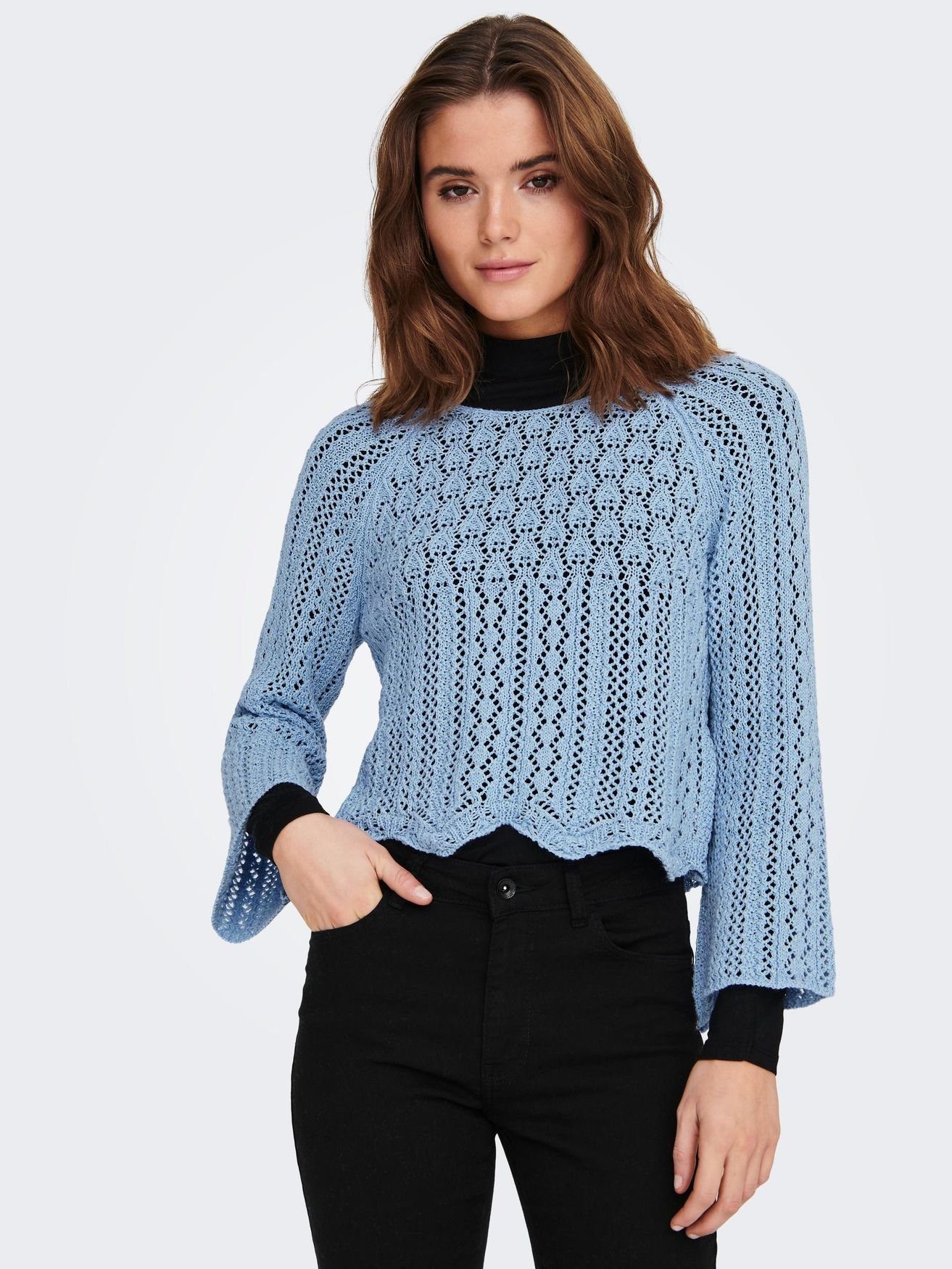 ONLY Strickpullover ONLNOLA LIFE 3/4 PULLOVER KNT NOOS günstig online kaufen