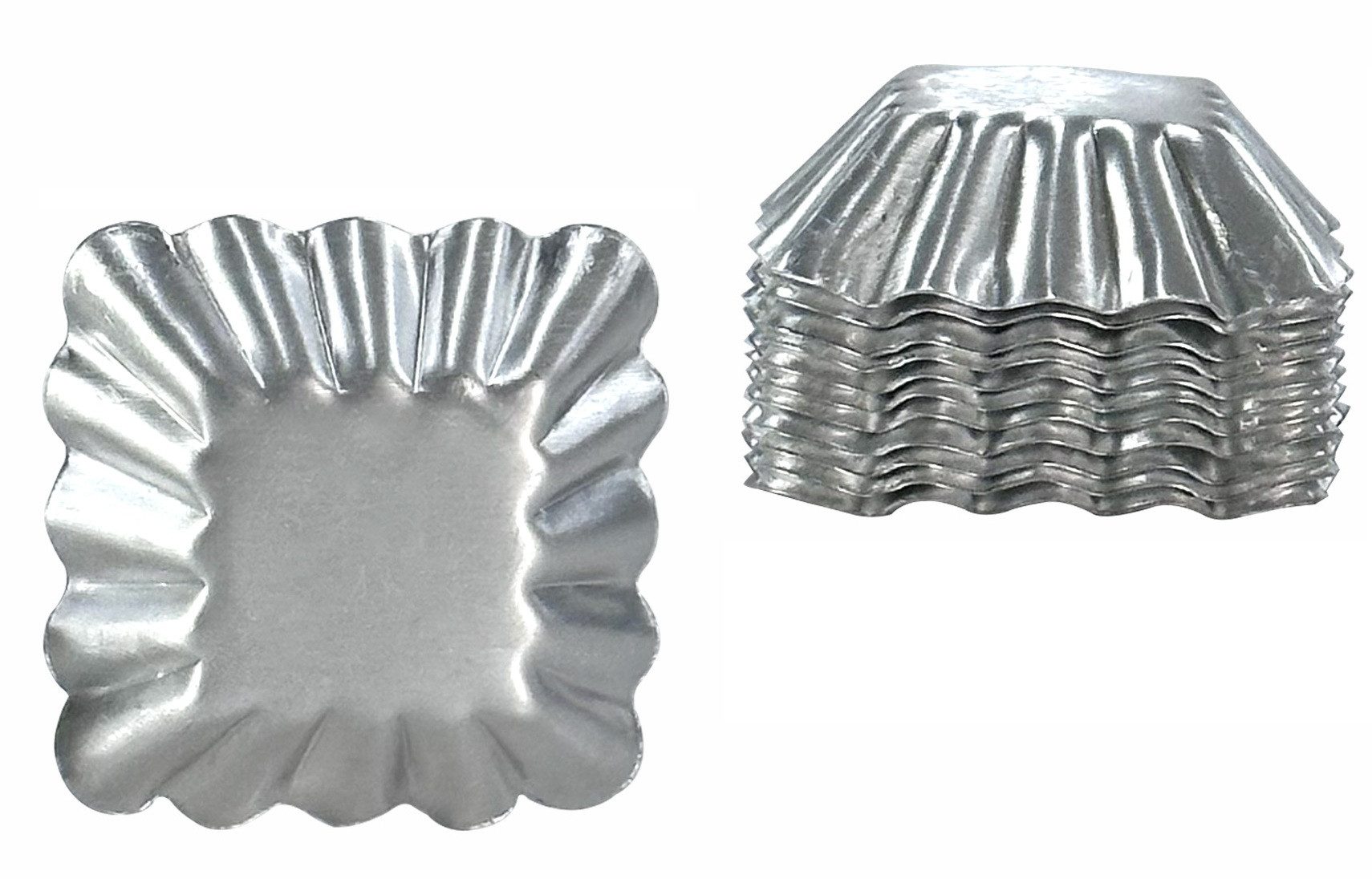 Schneider GmbH Backform 12 x für Tarte Dessert Quiche Tartelette Mini-Kuchen Weißblech
