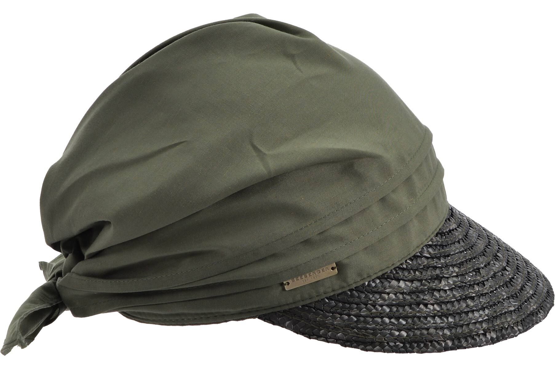 Seeberger Sonnenhut Strohborte Schirmmütze mit Stoffkopf 51175-0