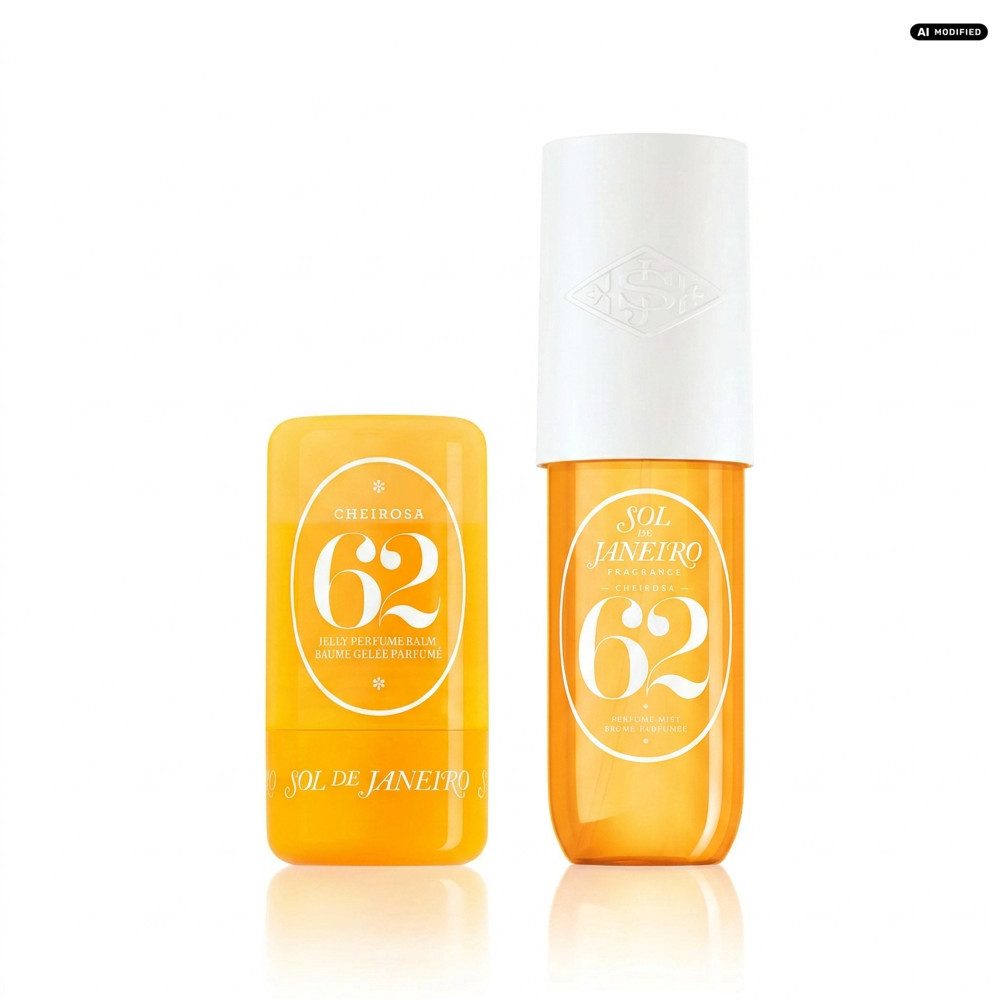 Sol de Janeiro Körperpflegeduft Sol de Janeiro Cheirosa 62 Jelly Balm und Body Spray Set, Duftstick und Body Spray im abgestimmten Cheirosa 62 Duft