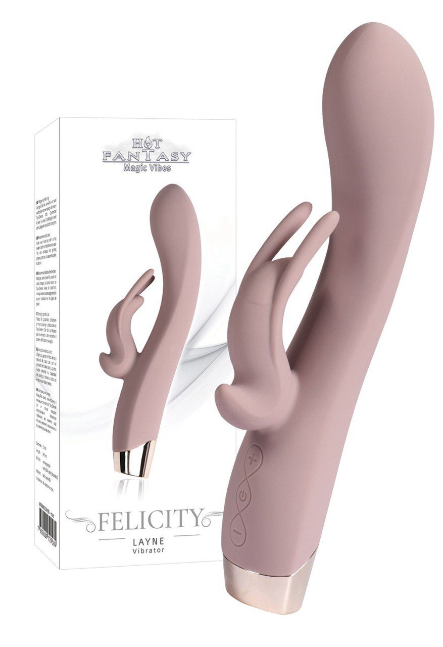 Hot Fantasy Rabbit-Vibrator HOT FANTASY Felicity Layne Vibrator rosé