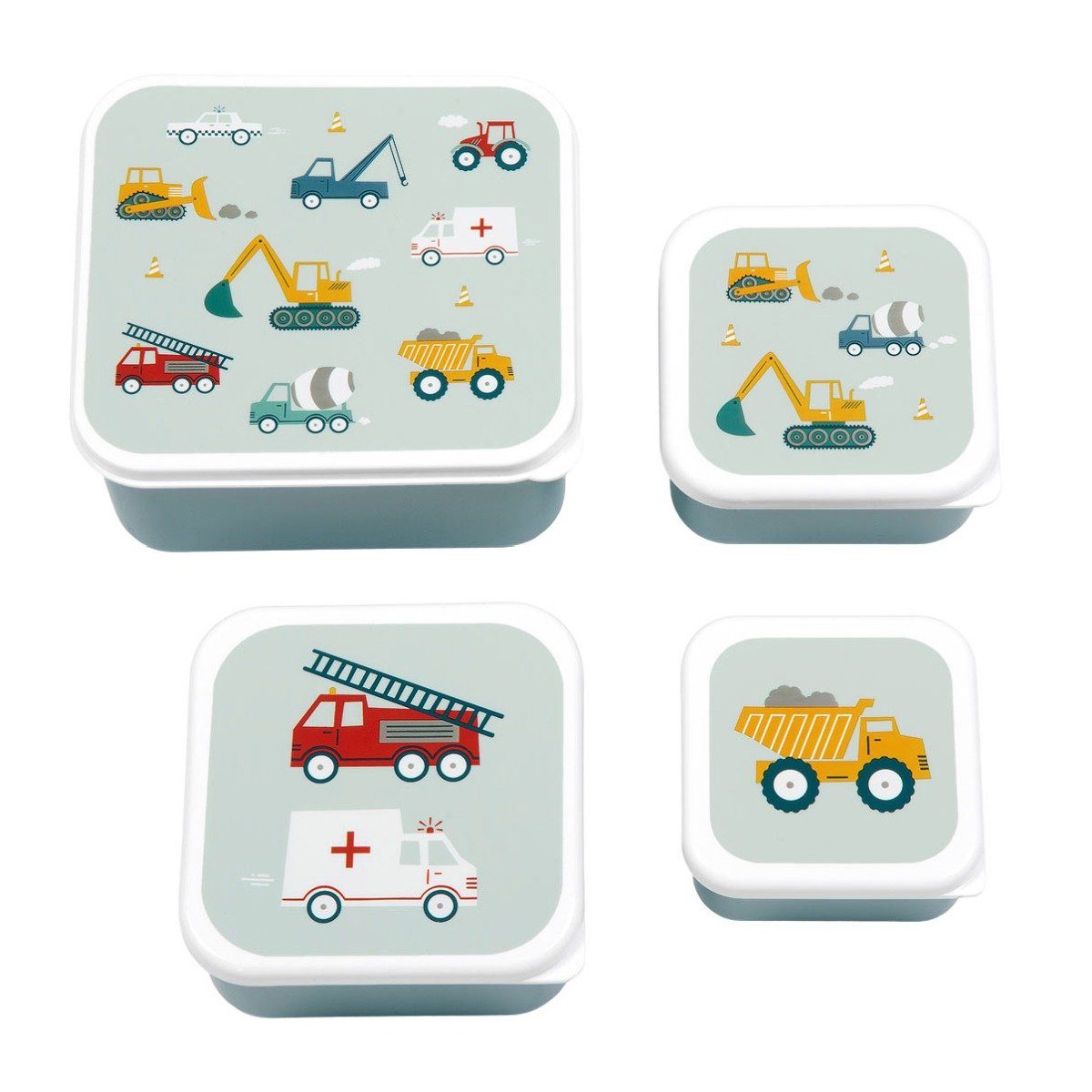 A Little Lovely Company Lunchbox Brotdose 4er Set Vesperdose Brotbox Pausenbrot
