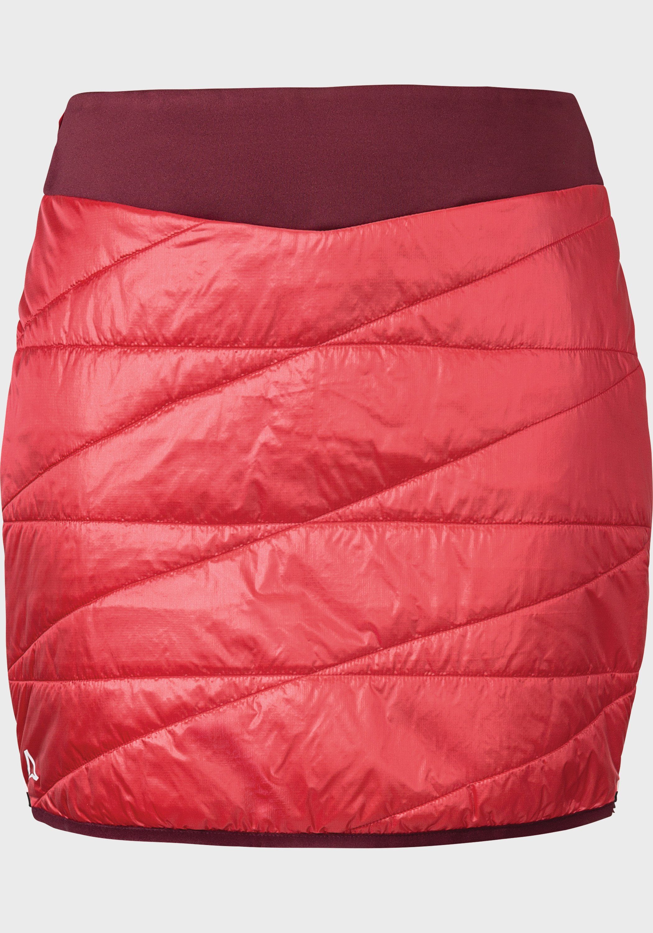Schöffel Sweatrock Thermo Skirt Stams L rot | Sweatröcke