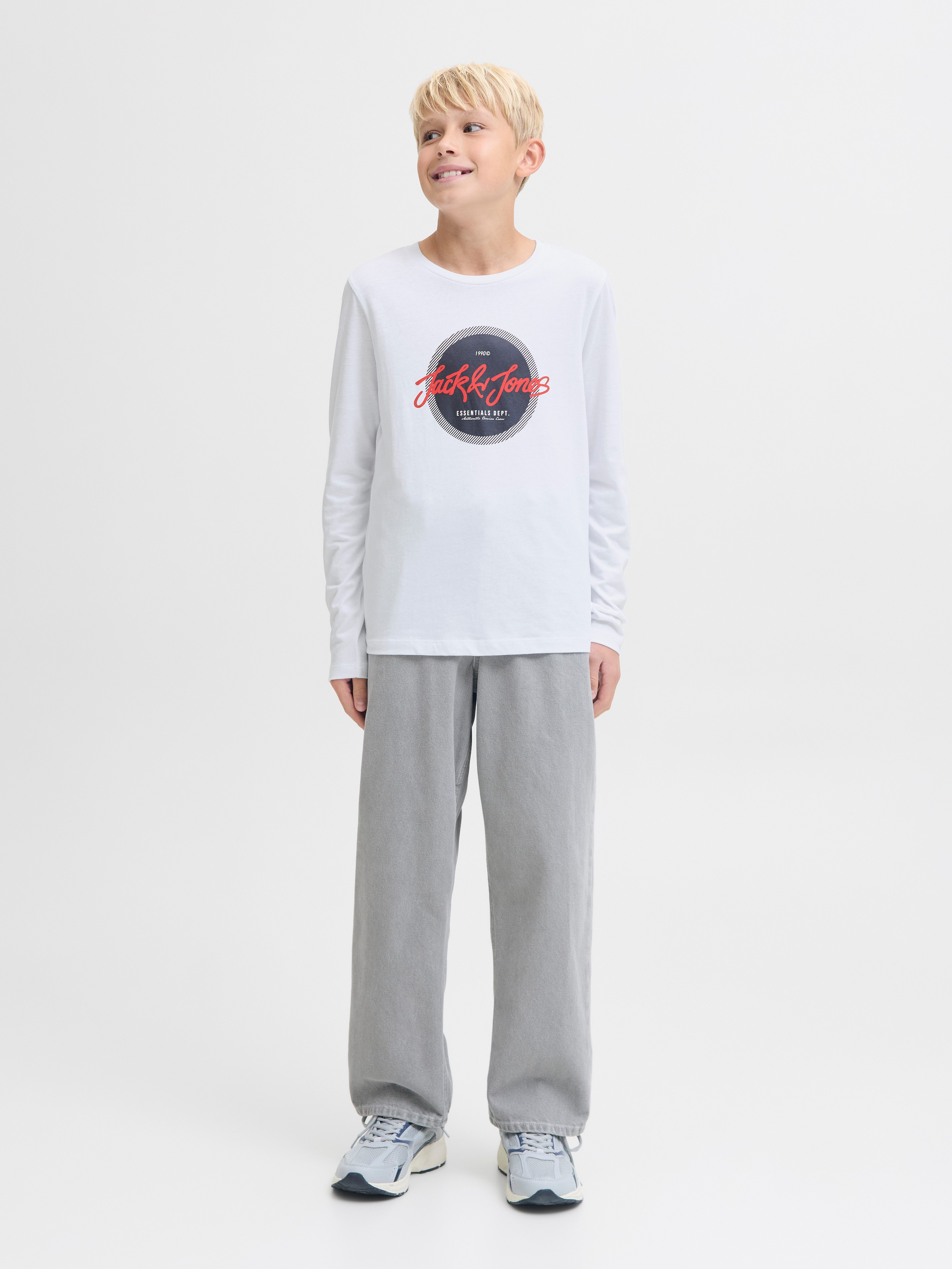 Jack & Jones Junior Langarmshirt JJURBAN TEE LS CREW NECK JNR