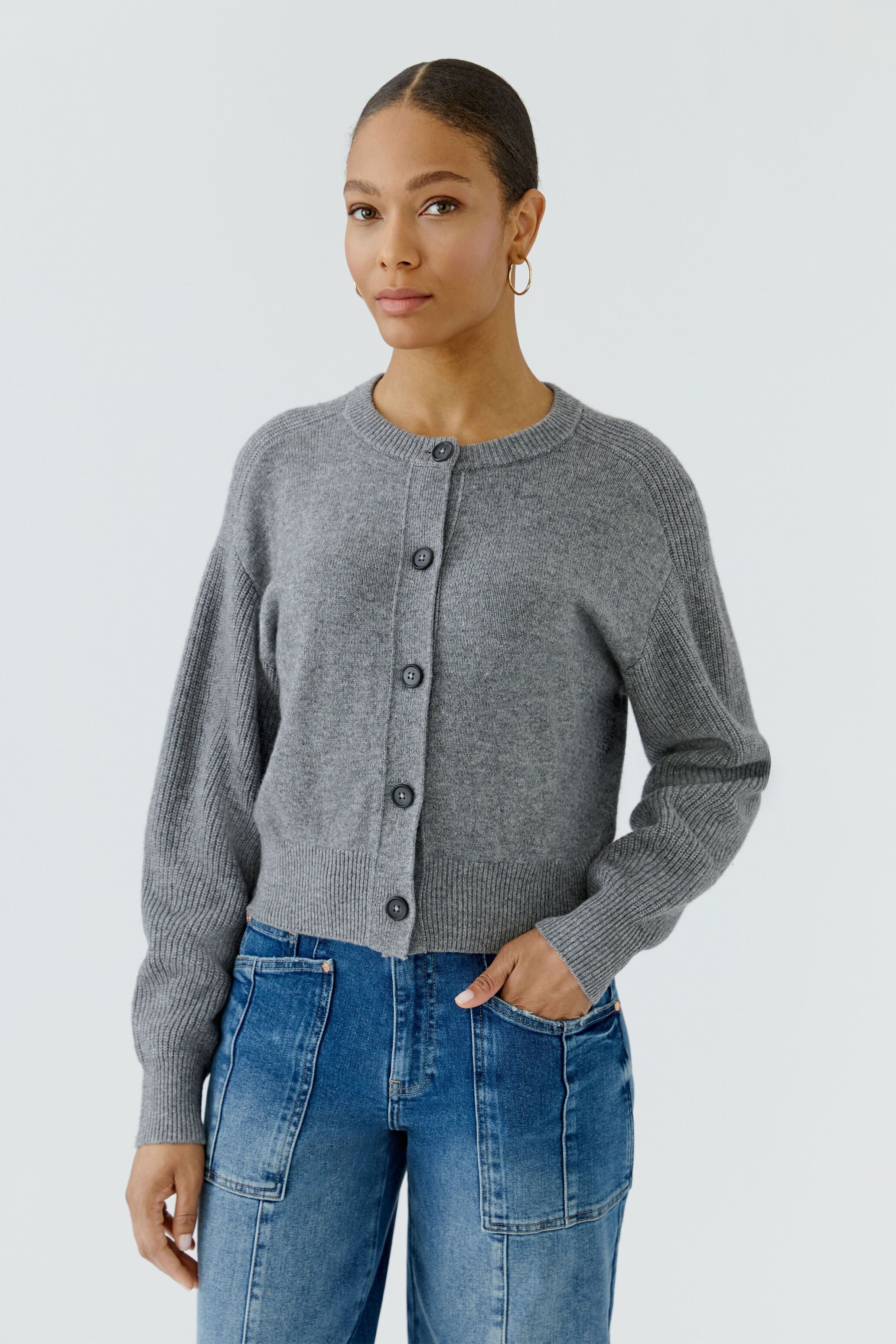 Oui Strickjacke