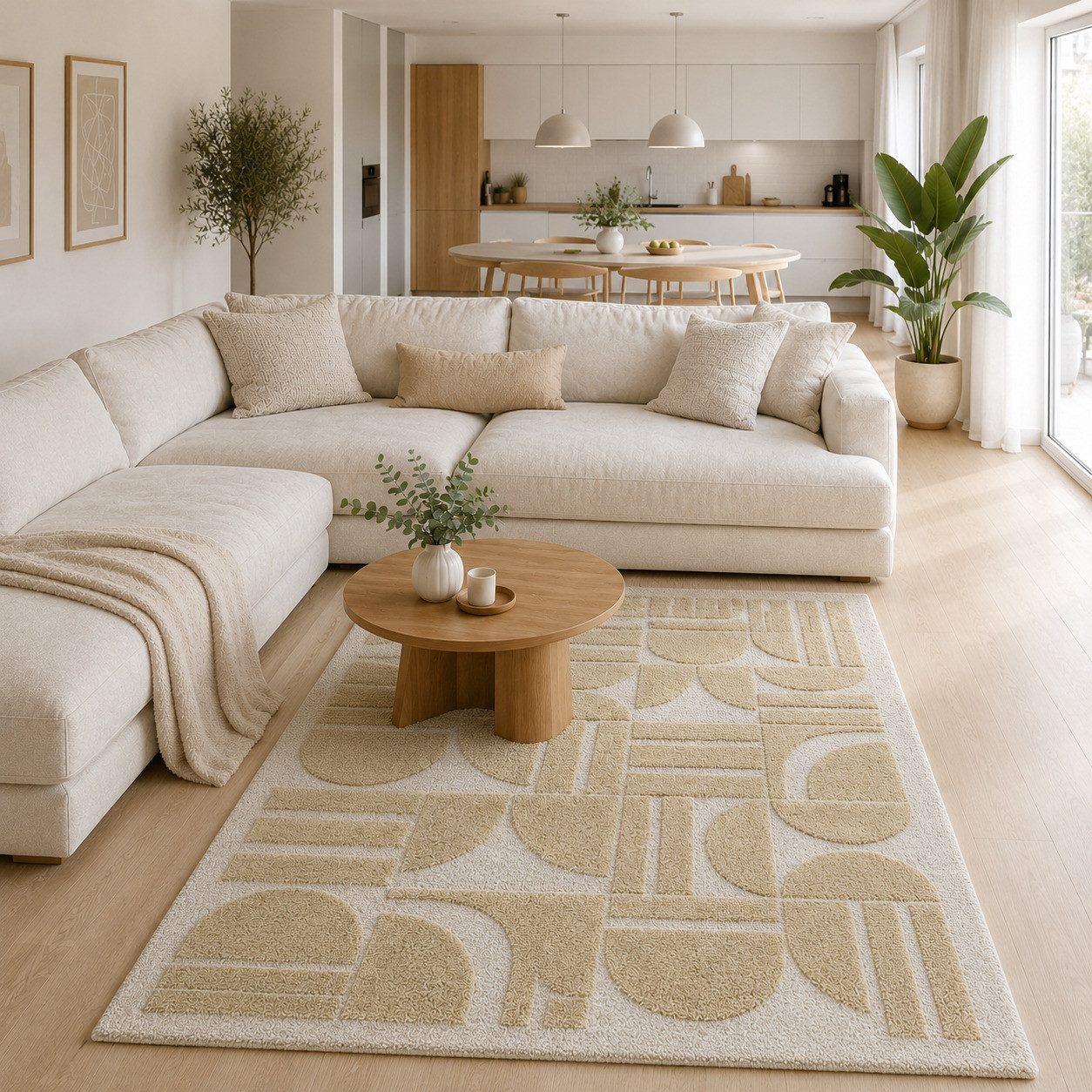 Pergamon Hochflor-Teppich Designer Teppich Nosy Modern, Rechteckig, Höhe: 13 mm