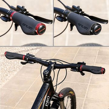 MidGard Fahrradlenkergriff E-Bike Lenkergriffe Fahrradgriffe aus Mikrofaser-Leder Citybike Griffe (2-St)