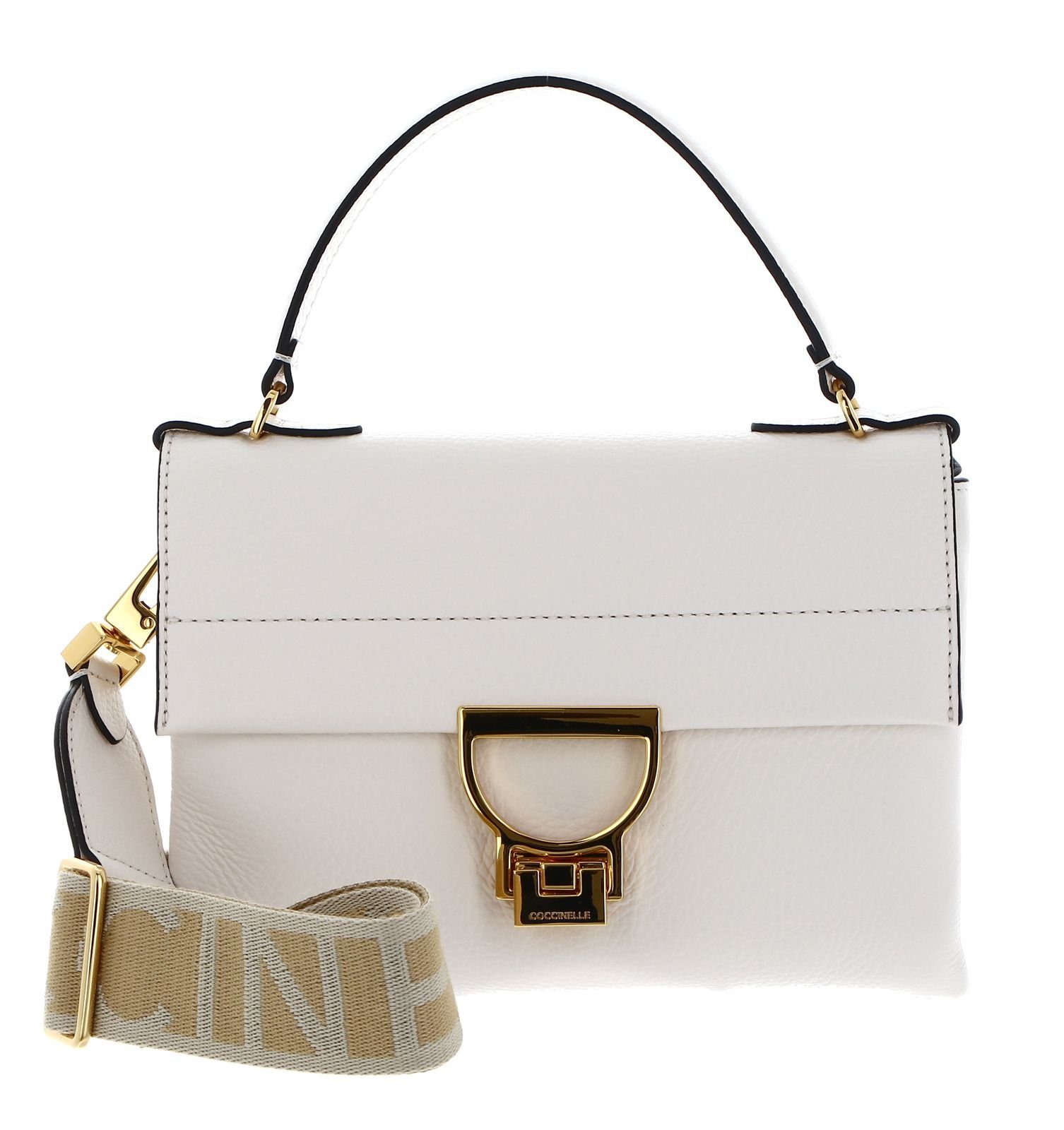 COCCINELLE Handtasche Arlettis Signature Coconut Milk