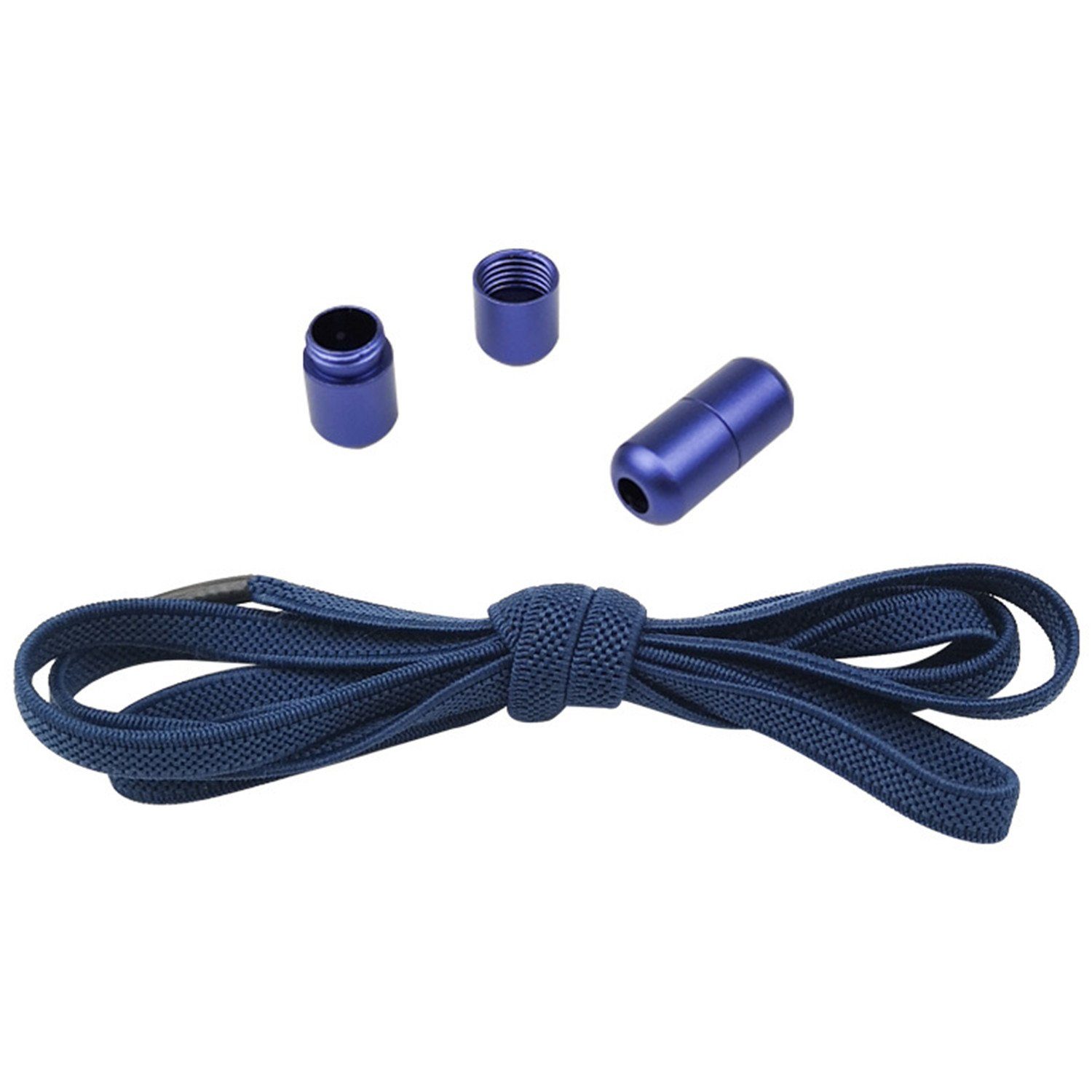 Olotos Schnürsenkel ohne Binden elastische Schuhbänder mit Schnellverschluss Metallkapsel, für Sneaker, Laufschuhe, Sporschuhe