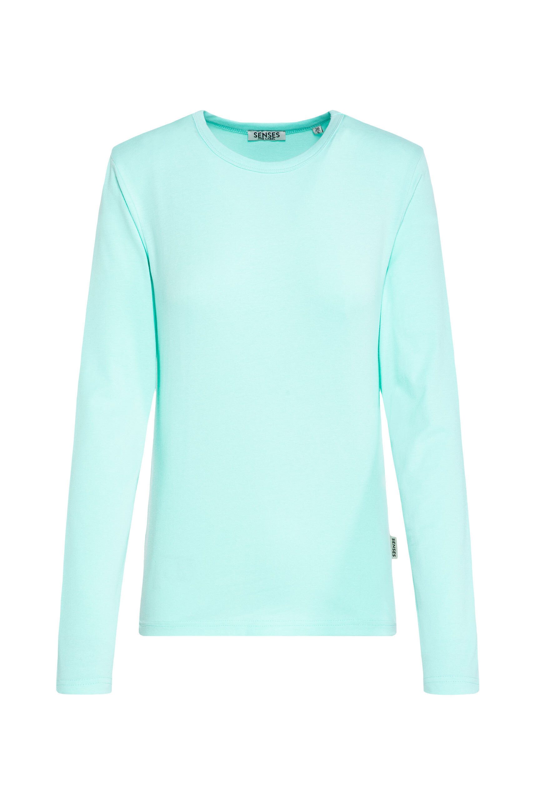 SENSES.THE LABEL Rundhalsshirt mit Baumwolle