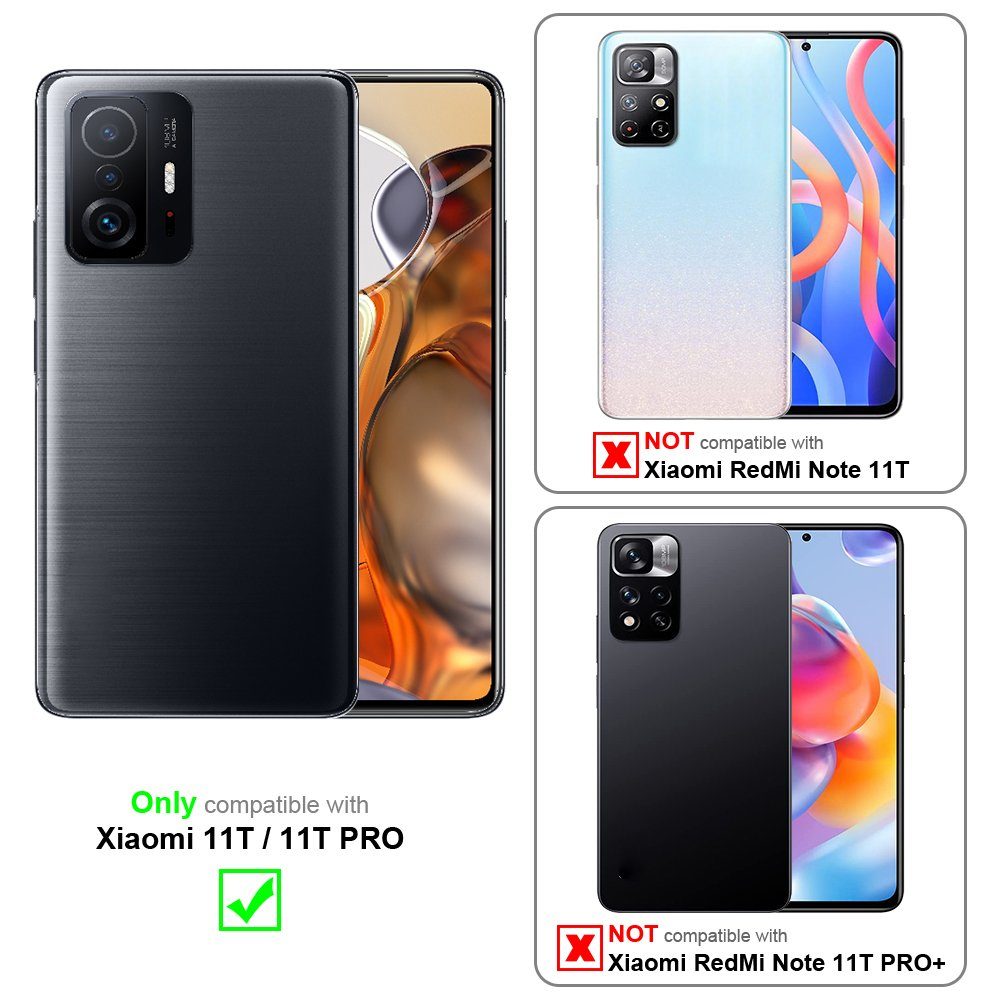 Cadorabo Handyhülle für Xiaomi 11T / 11T PRO Hülle Xiaomi 11T / 11T PRO, Flexible TPU Silikon Handy Schutzhülle - Hülle - ultra slim