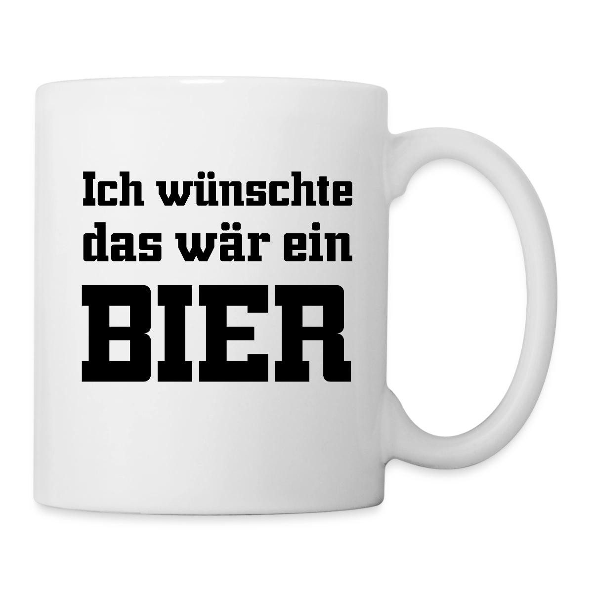 Tasse Ich Wünschte Das Wär Ein Bier Tasse