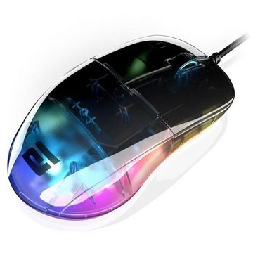 Endgame Gear XM1 RGB Gaming Maus Gaming-Maus (PixArt-Sensor PMW3389 mit 16.000 CPI, RGB-Beleuchtet)