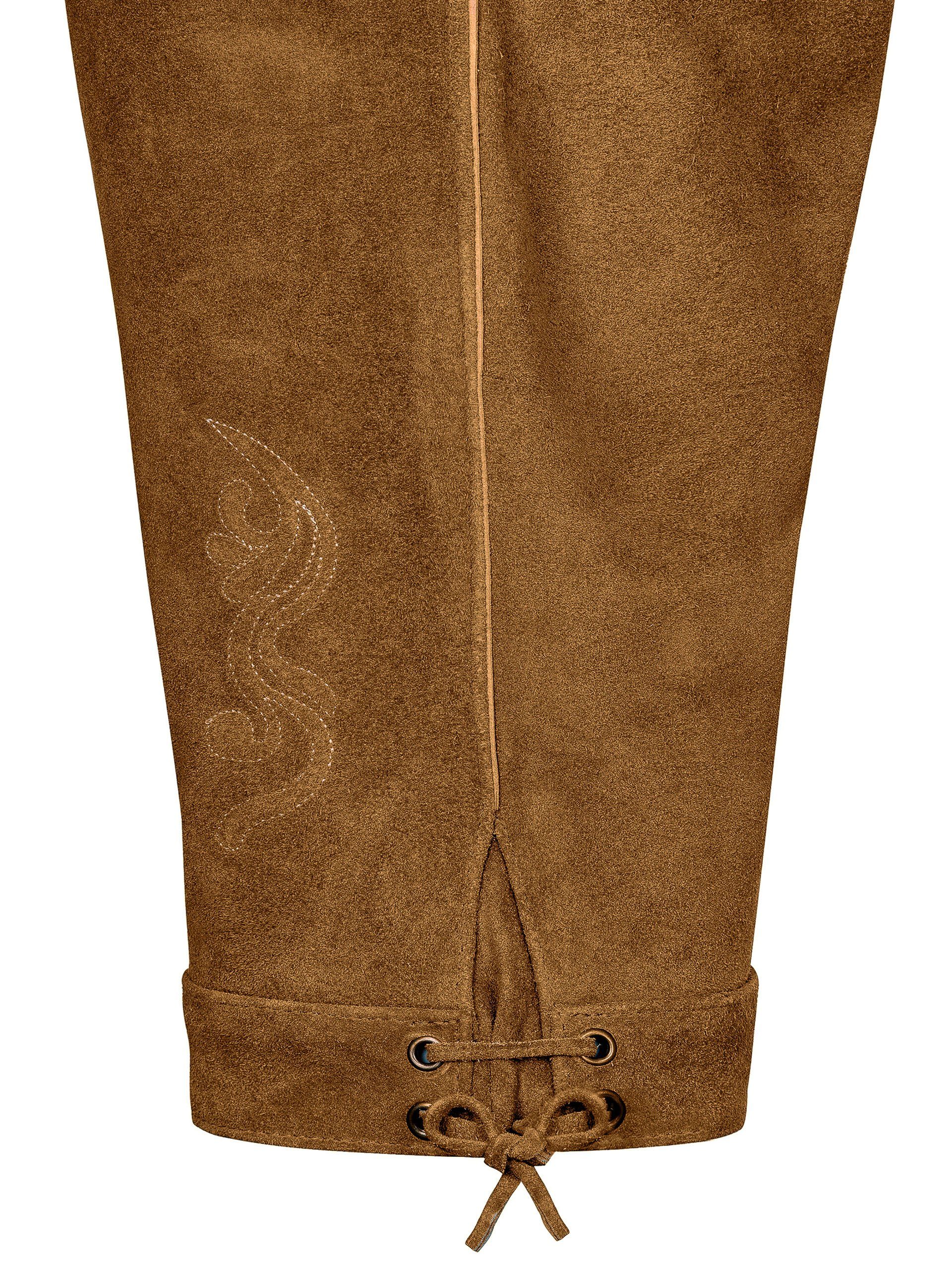 Almbock Trachtenlederhose Trachtenhose Herren Bavaria (2-tlg)
