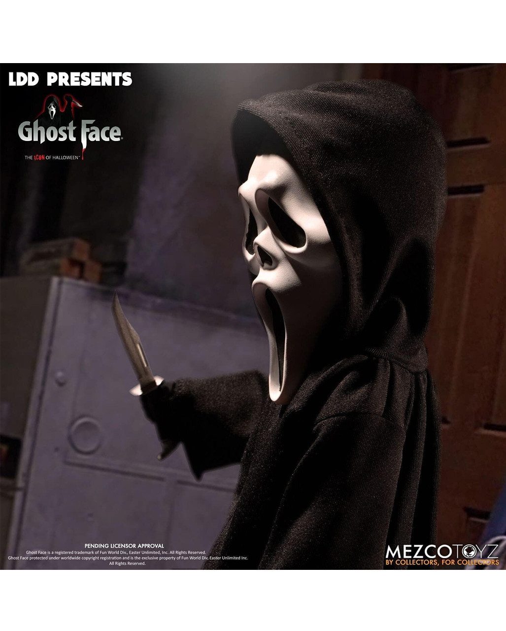 Horror-Shop Actionfigur Ghost Face Figur Scream Living Dead Dolls – Horror – Bild 4 von 5
