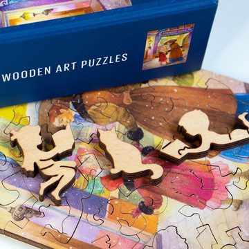 M.I.C. Günther Puzzle DAVICI Holzpuzzle - Miniatur Edition, 35 Puzzleteile