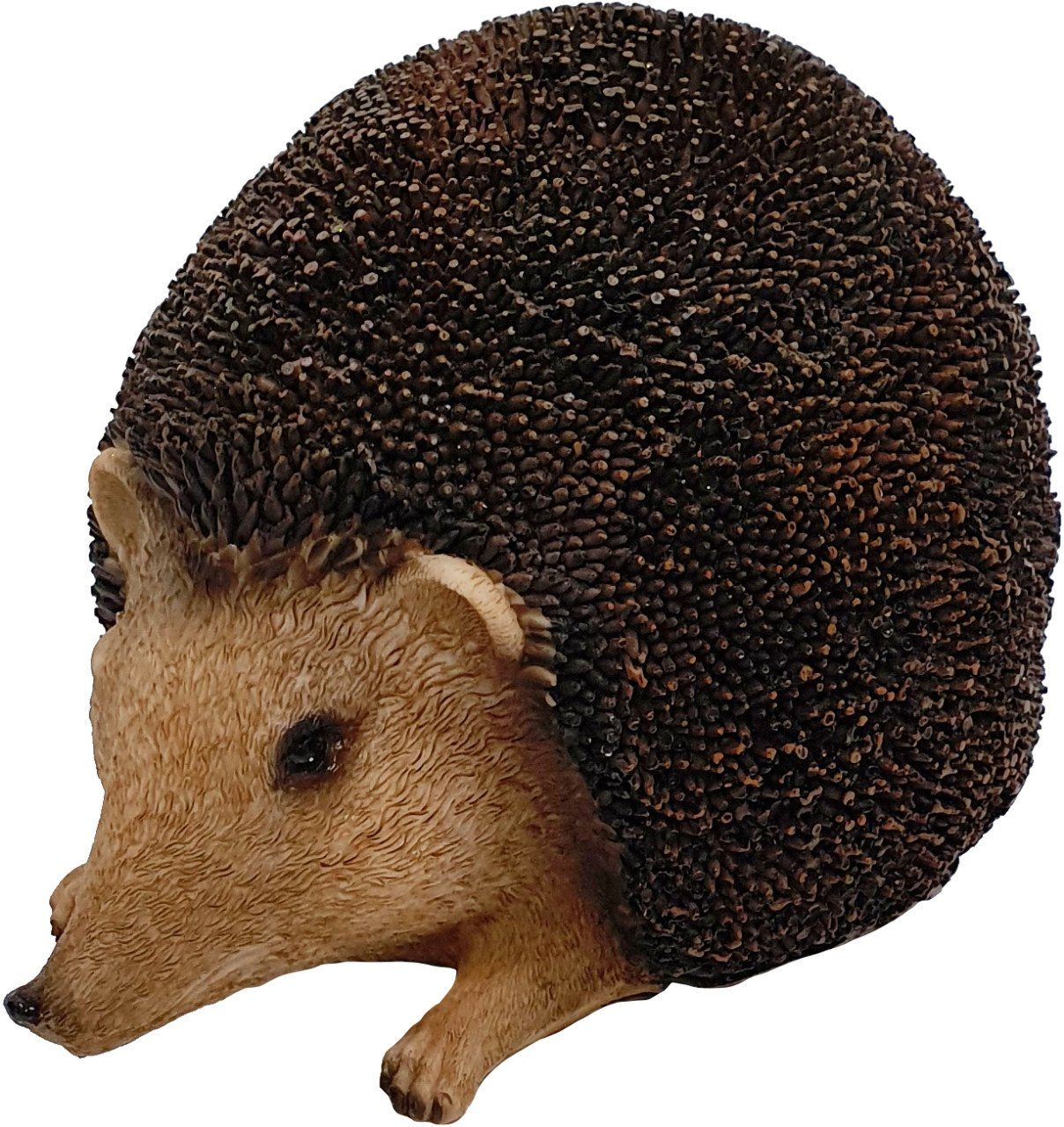 Figurendiscounter Gartenfigur Dekofigur Igel mittel 10 x 11 x 17 cm