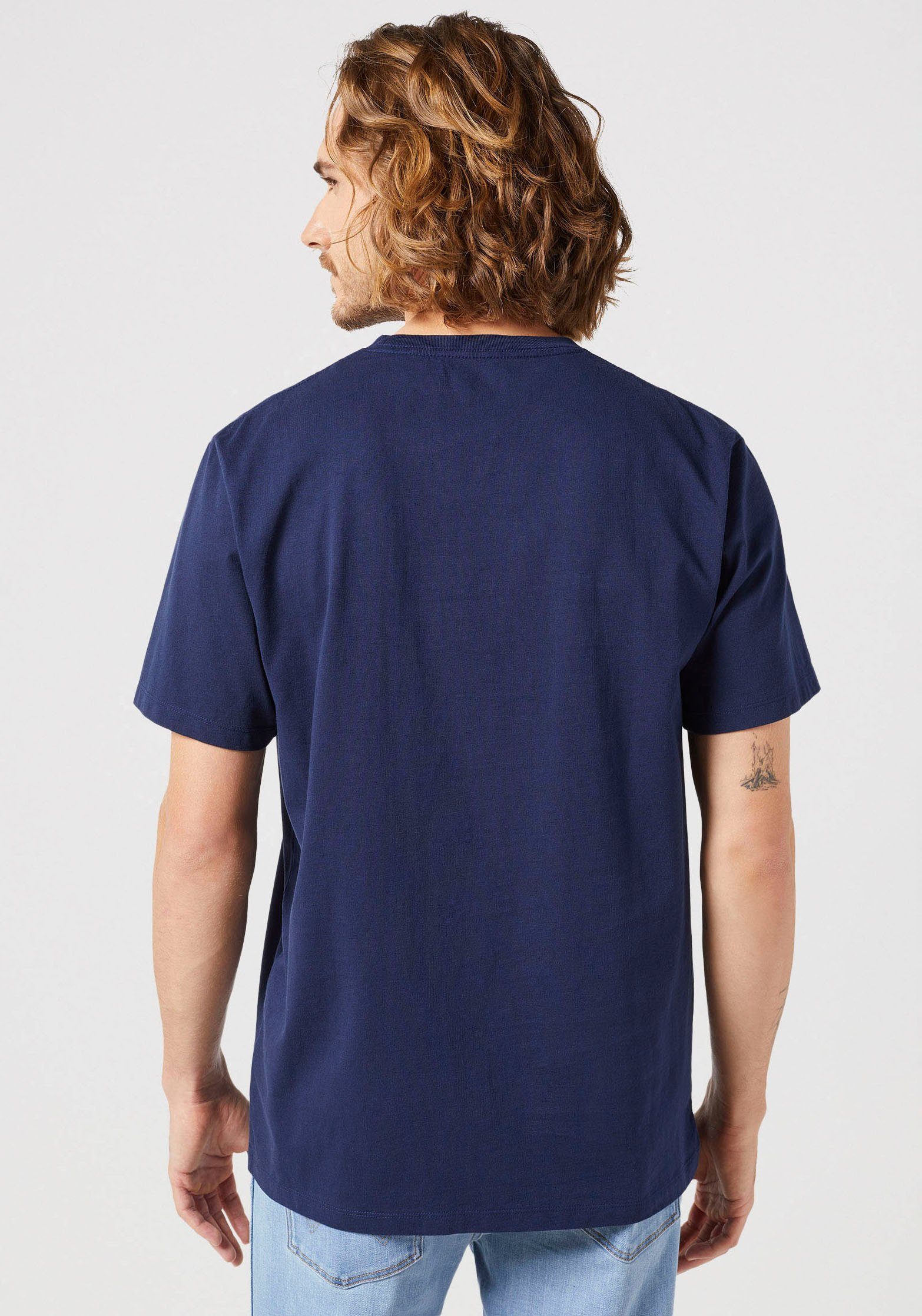 Wrangler T-Shirt AMERICANA mit Markenlabel auf günstig online kaufen
