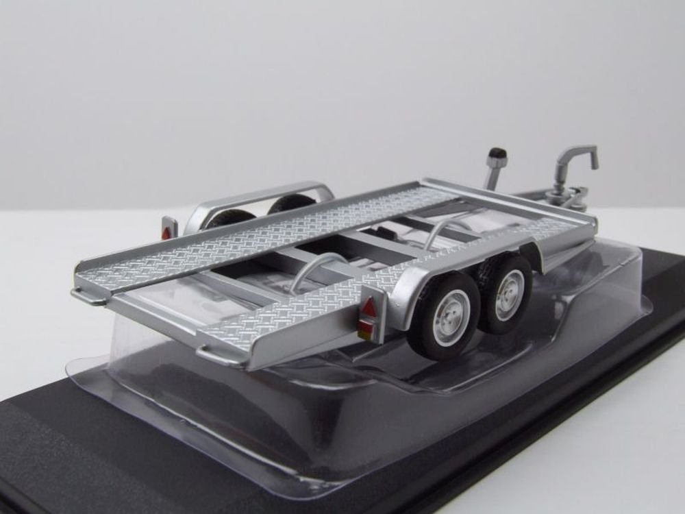 ixo Models Modellauto Anhänger Autoanhänger silber, Maßstab 1:43