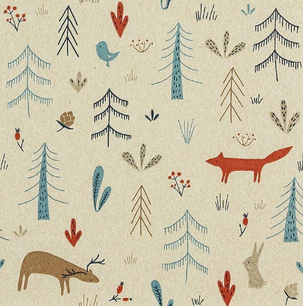 HOME FASHION Papierserviette Motivservietten, recyceltes Tissue ECO LINE Alltag, Tischdeko, (20 St), Servietten, Sommer, Frühling, Herbst, Winter Kollektion