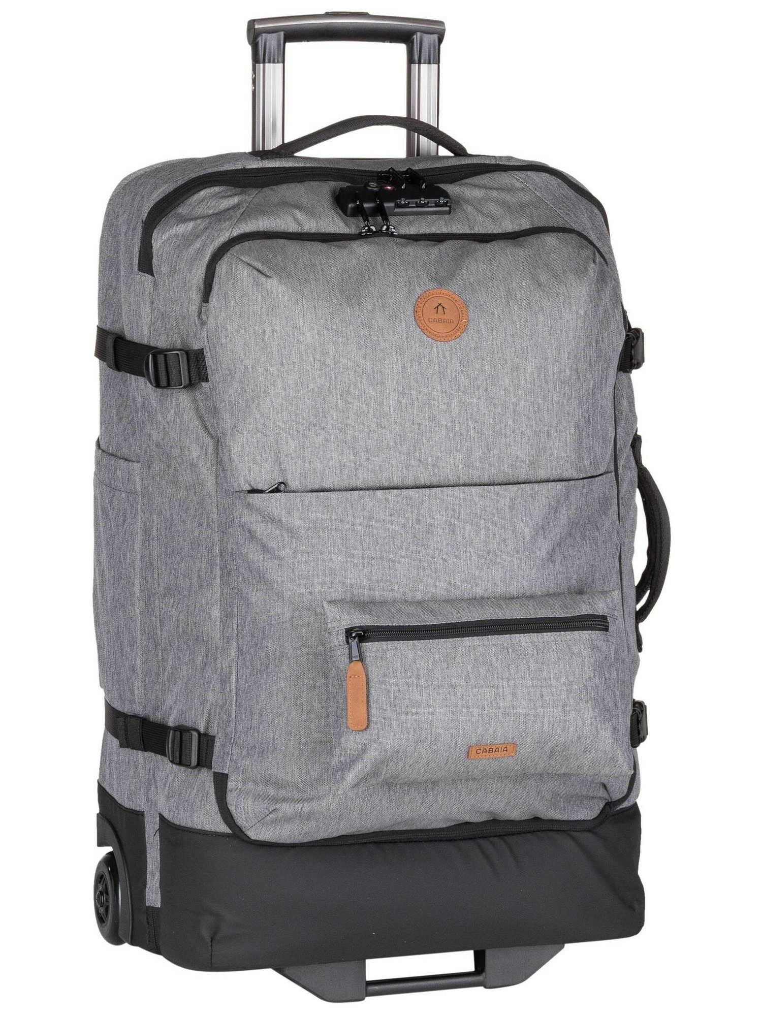 CABAIA Trolley Soft Suitcase Medium, 2 Rollen