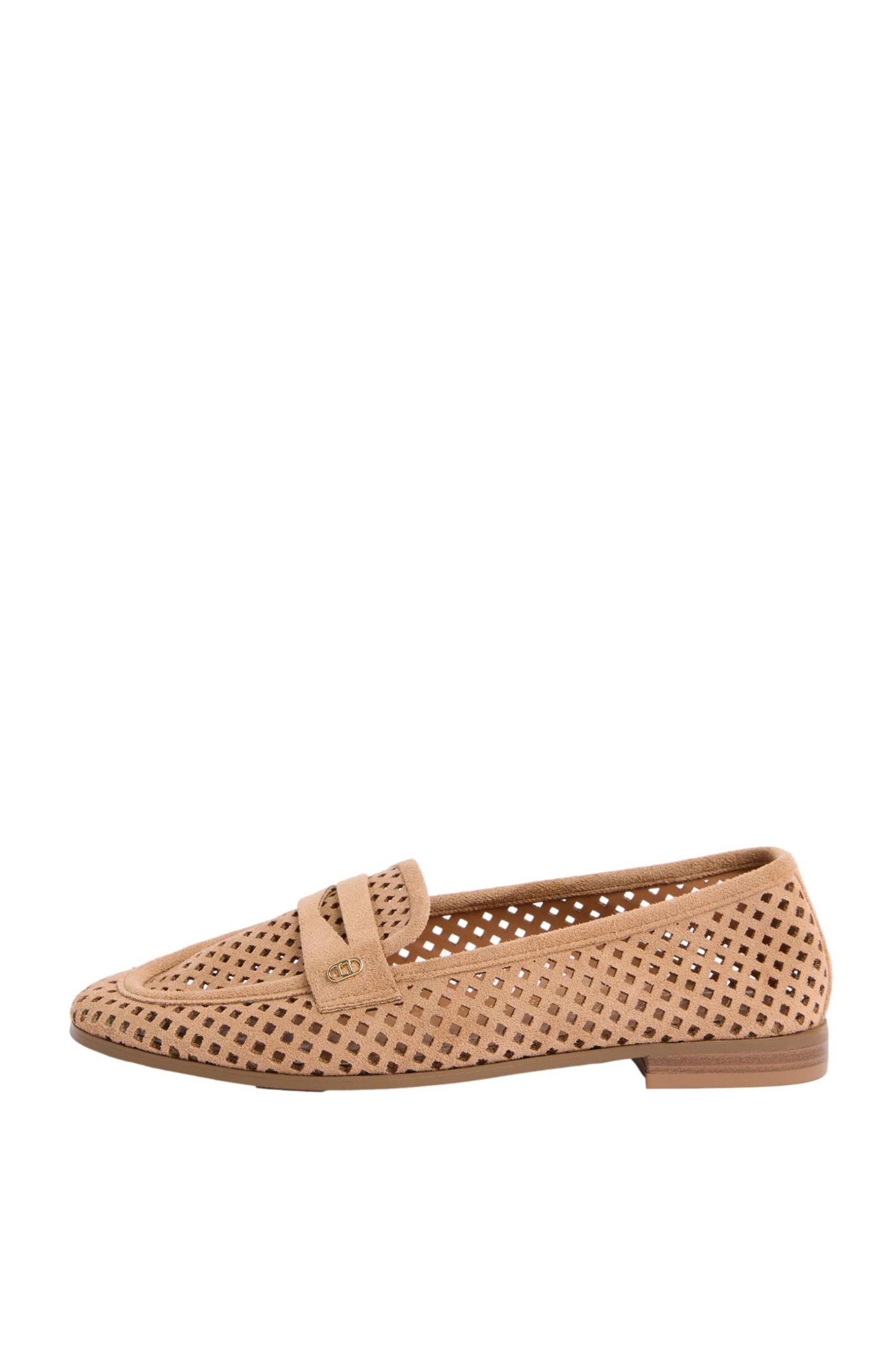 LIPSY Lipsy Loafer aus Velourskunstleder mit Cutout Loafer (1-tlg)
