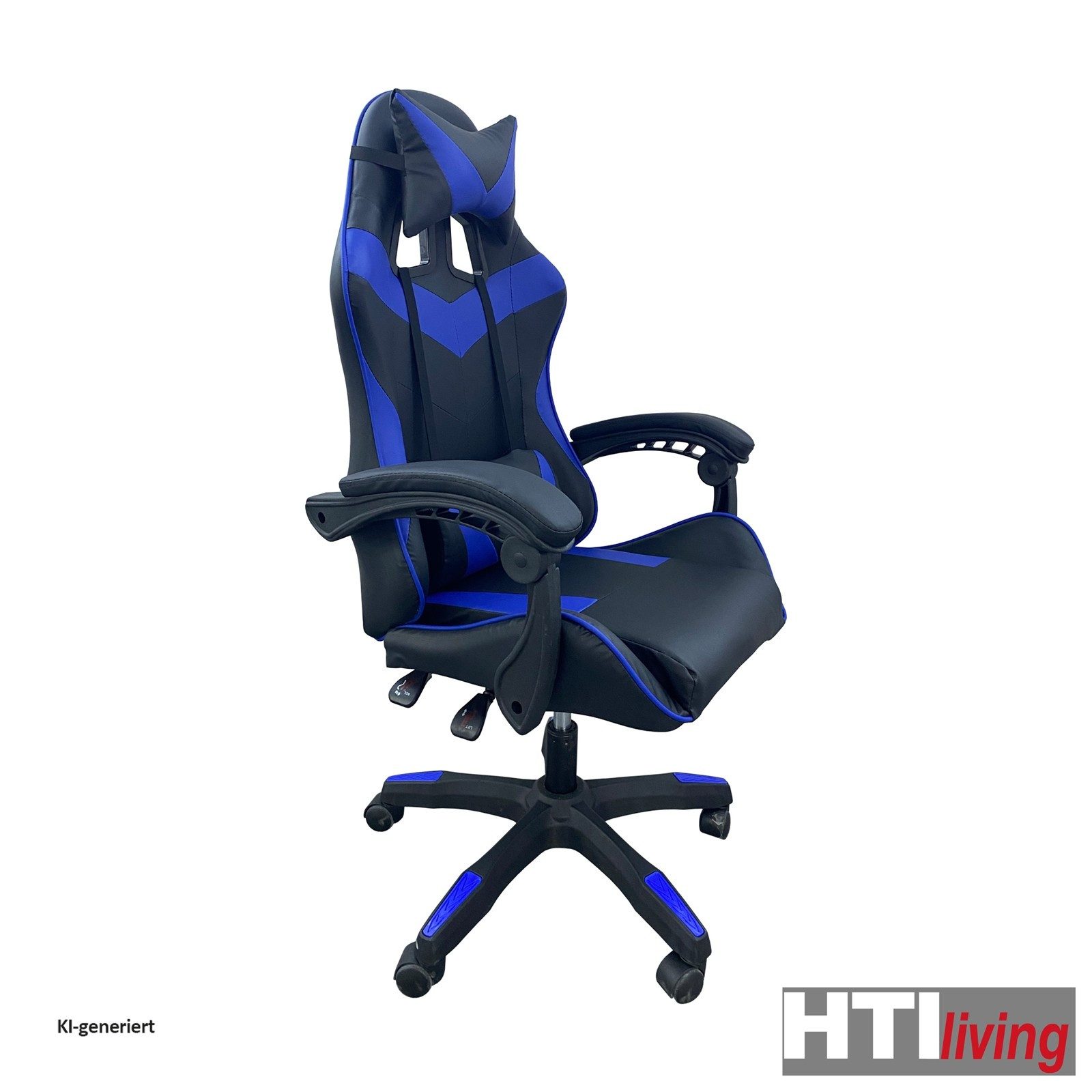 HTI-Living Gaming-Stuhl Gamingstuhl Krit (1 Stück, 1 St), höhenverstellbarer Drehstuhl Schreibtischstuhl – Bild 2 von 5