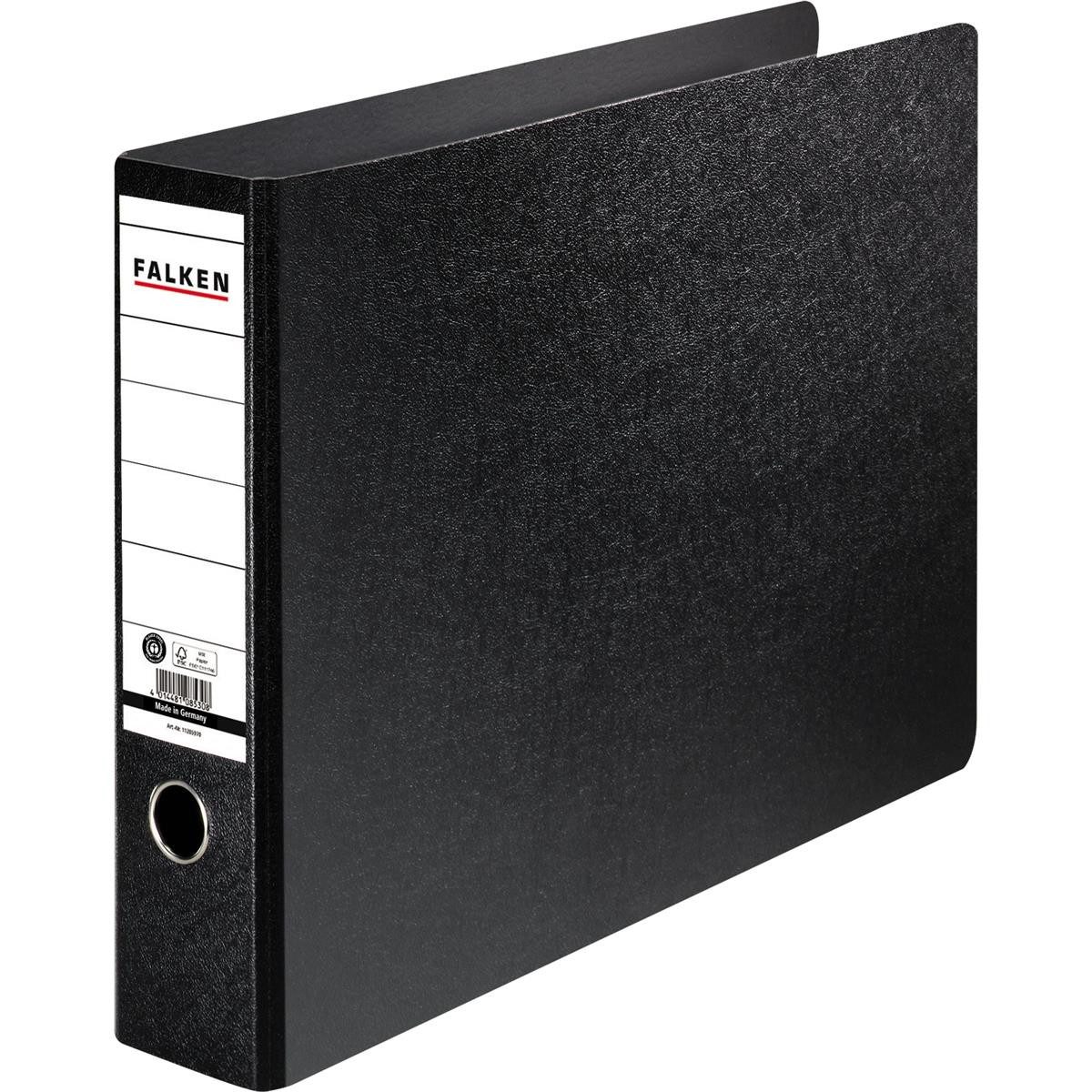 Falken Aktenordner Falken Папки с файлами N80 11285970 DIN A3 quer 80mm Hartpappe schwarz