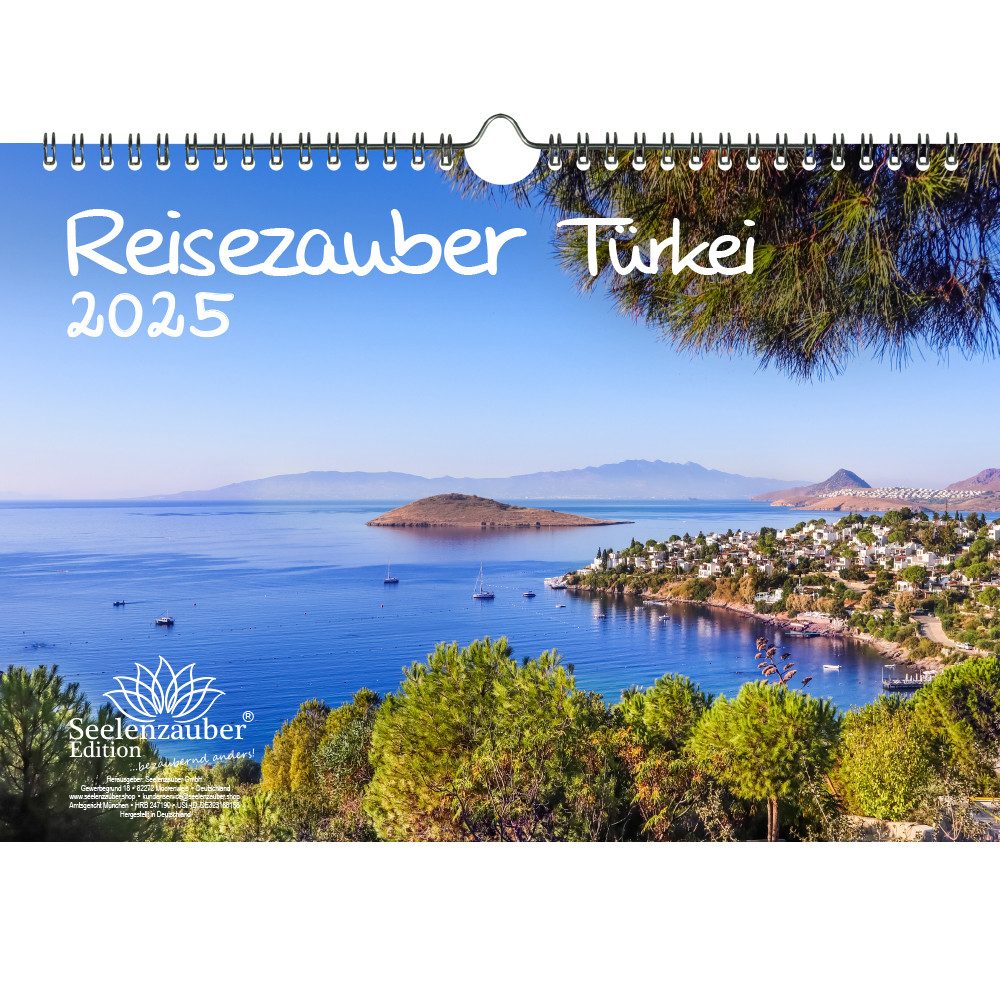 Seelenzauber Wandkalender Reisezauber Türkei DIN A4 Kalender für 2025