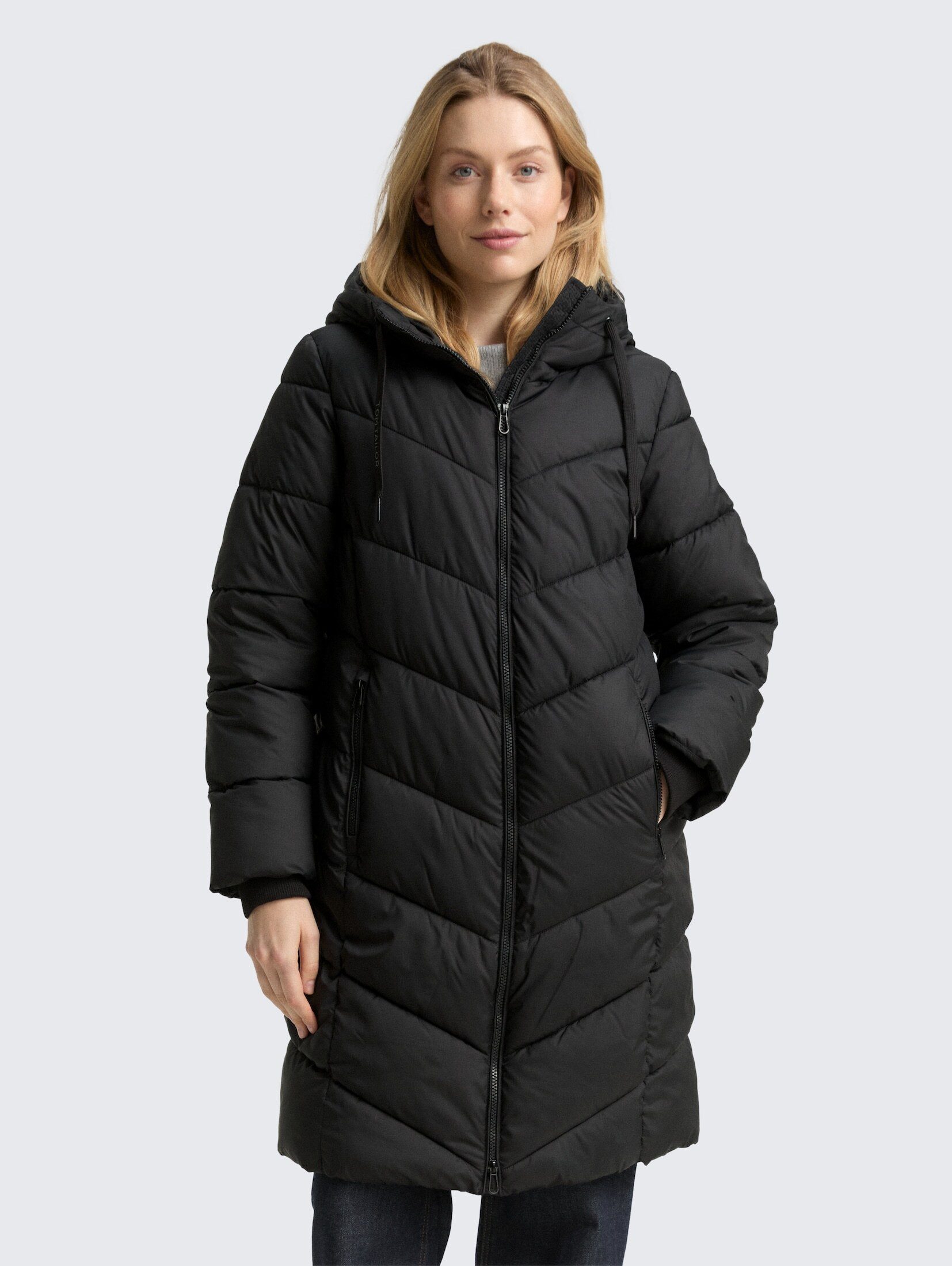TOM TAILOR Steppmantel Jacken Puffer-Mantel mit Kapuze