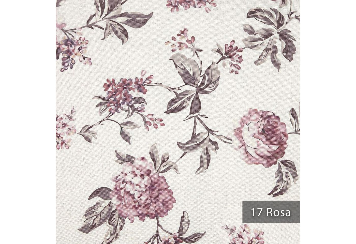 Thumbnail - novely® Stoff HANAU ROSEN - Möbelstoff mit Rosen-Print, Robust, Pflegeleicht, Waschbar, Meterware, 1lfm