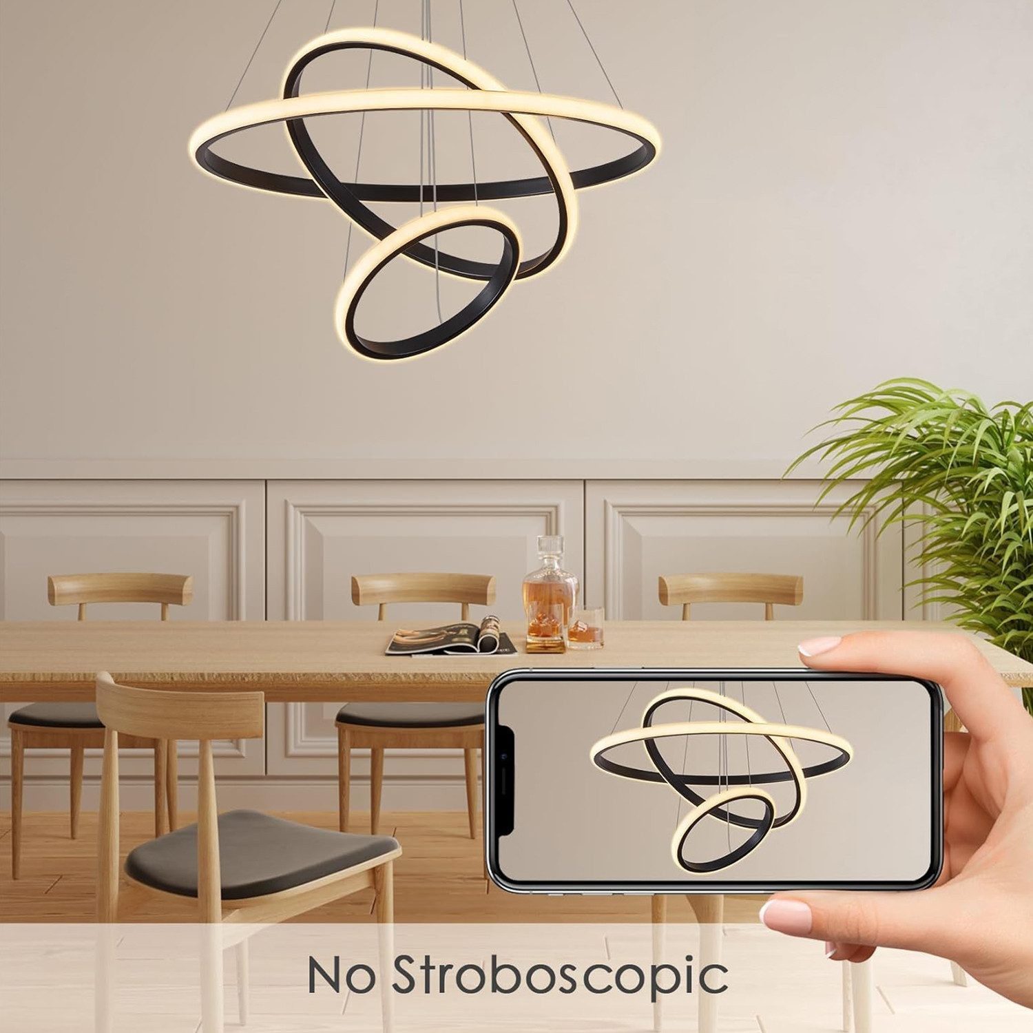 OYLCDI Pendelleuchte LED Hängelampe Esstisch,LED Hängeleuchte Pendellampe W günstig online kaufen