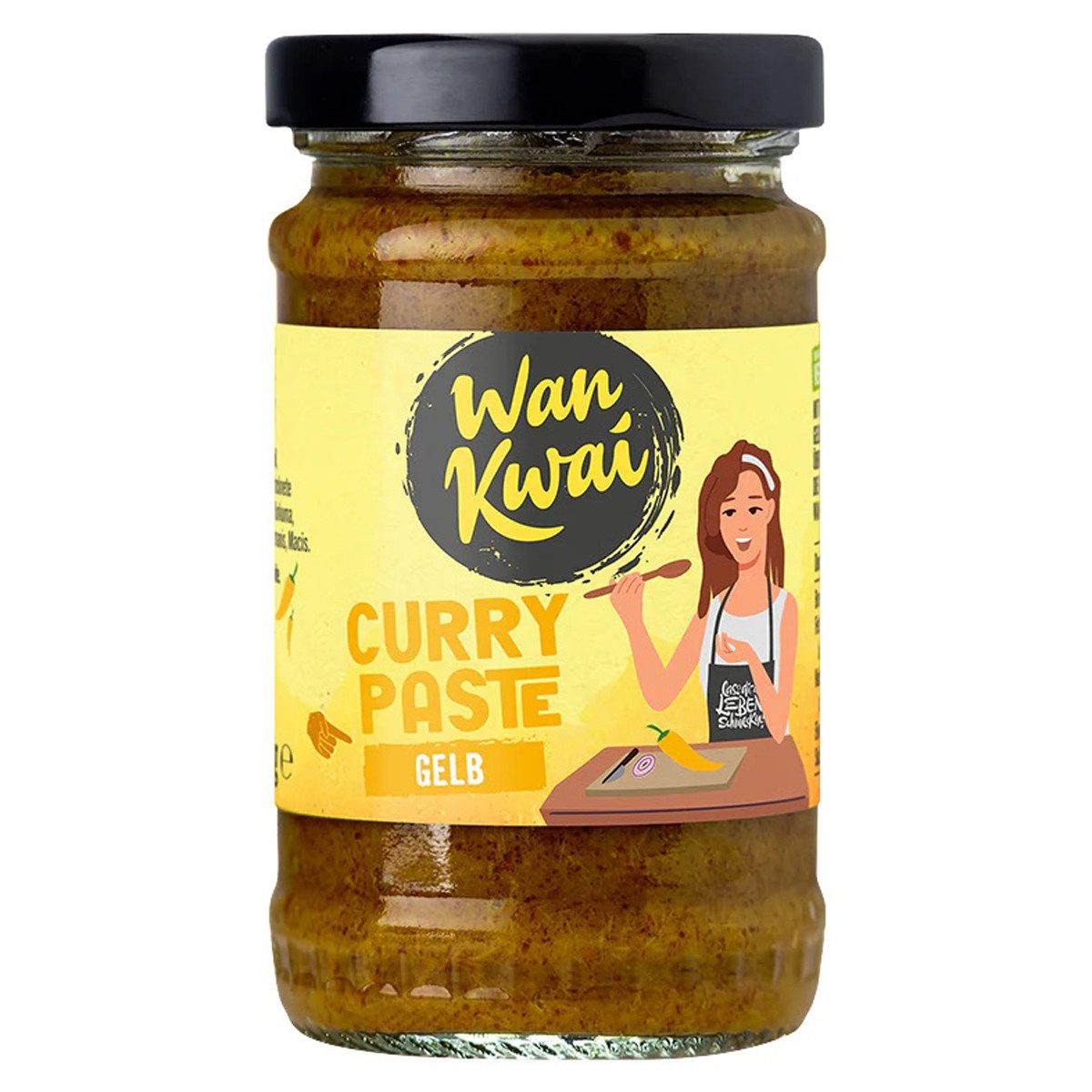Wan Kwai Gewürz, Wan Kwai Thai Curry Paste Gewürzpaste mit rotem Chili scharf 110g