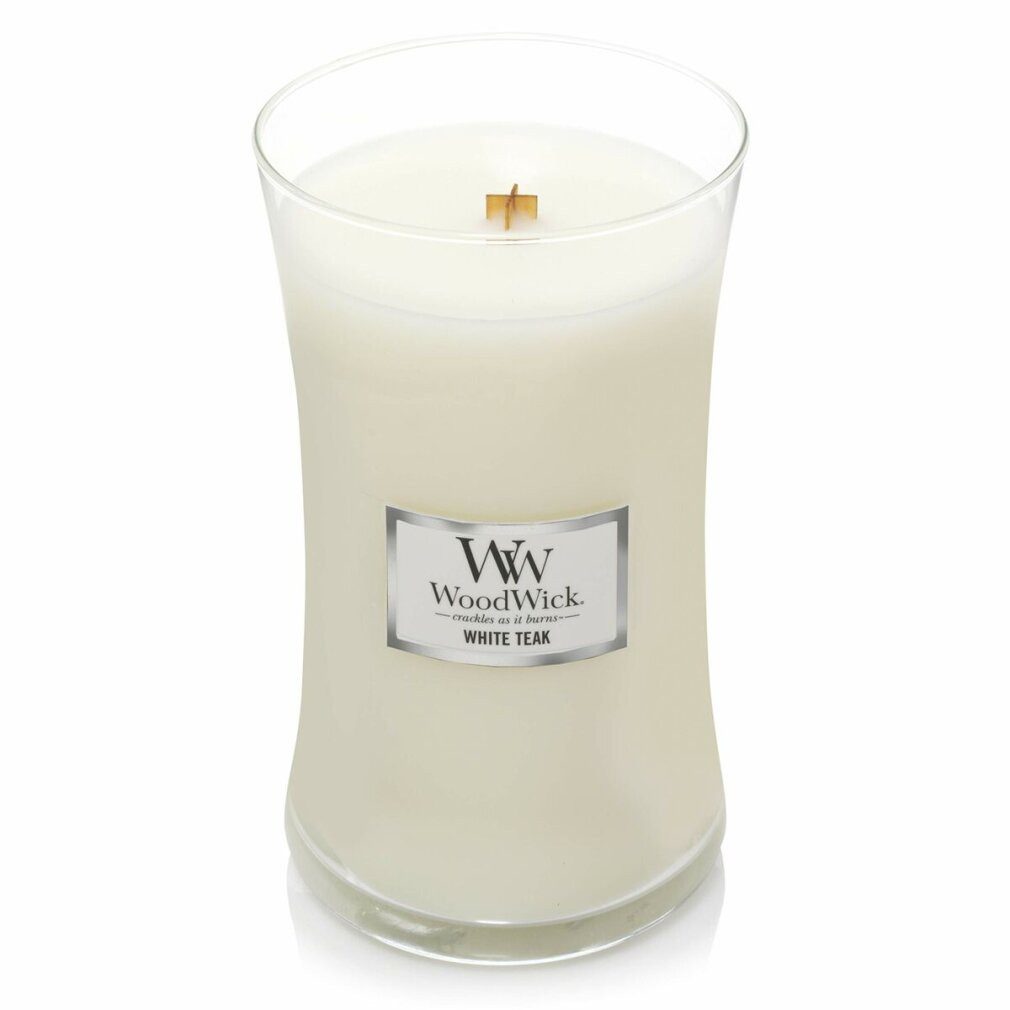 Woodwick Duftkerze White Teak-Duftkerze 609,5 g