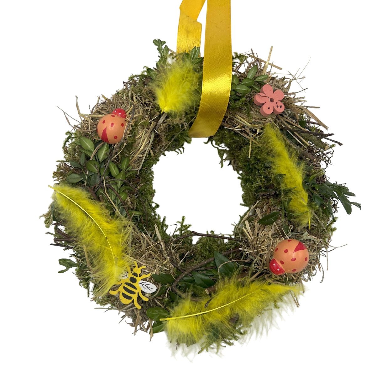 Small-Preis Tischkranz gebundener Kranz aus Naturmaterial Ø 25cm