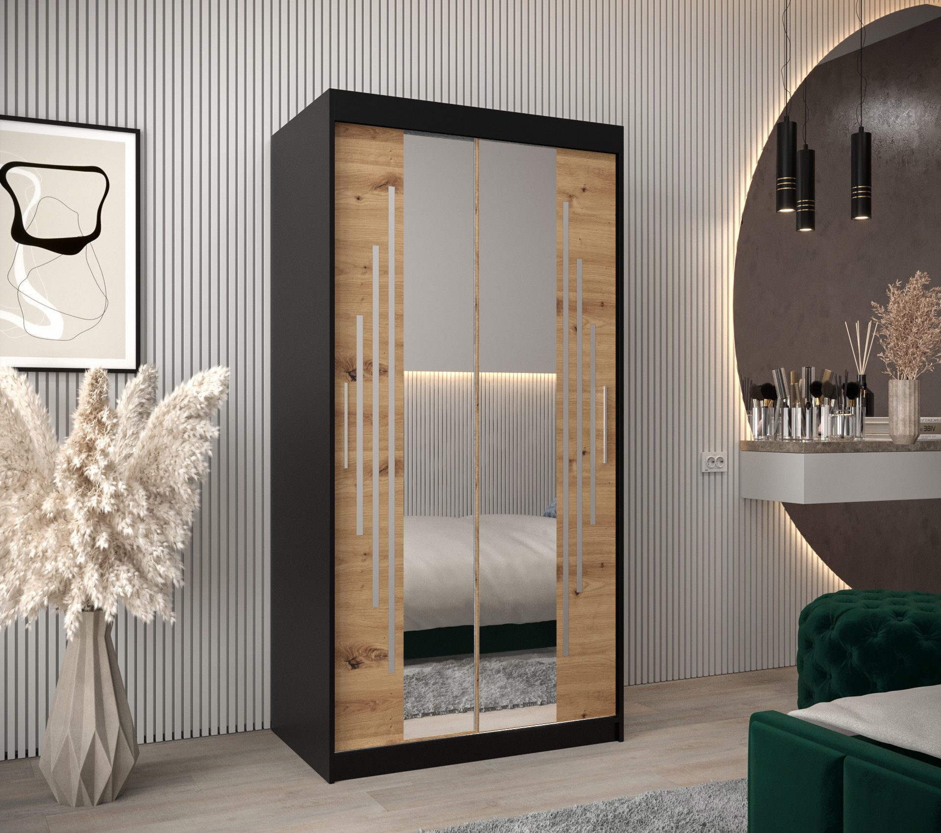 ABIKS MÖBEL Schwebetürenschrank YORK 1 Schlafzimmerschrank günstig online kaufen