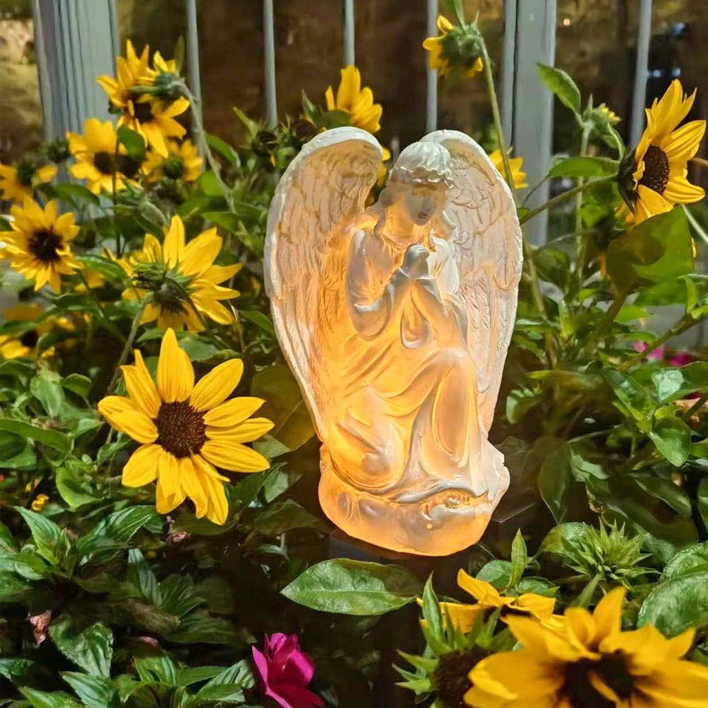 LED Engel, Wasserdichte GelldG Rasen Garten Solarleuchten Solar Solarleuchte Lampe