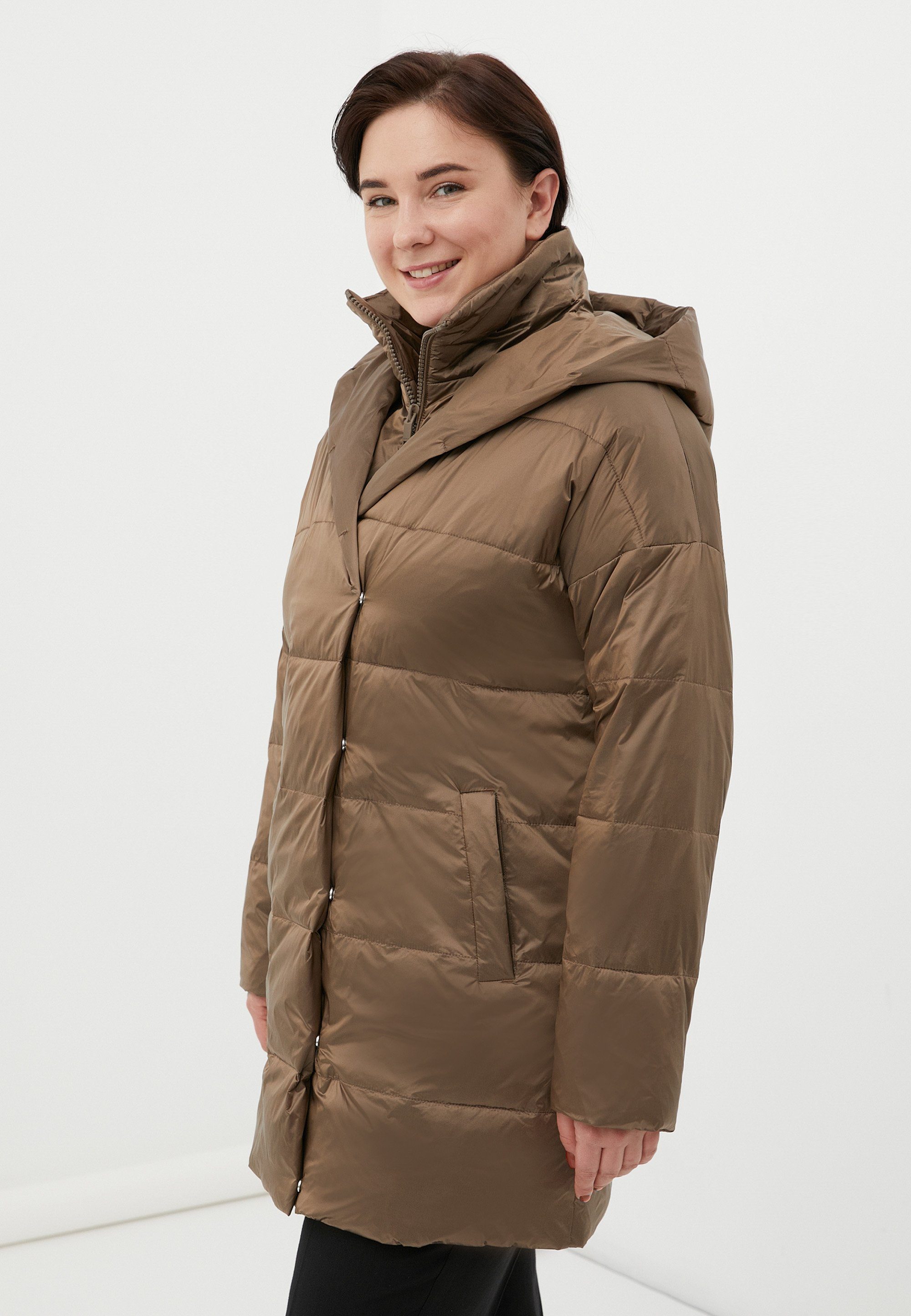 Finn Flare Steppjacke Hypoallergen mit kuscheliger Kapuze