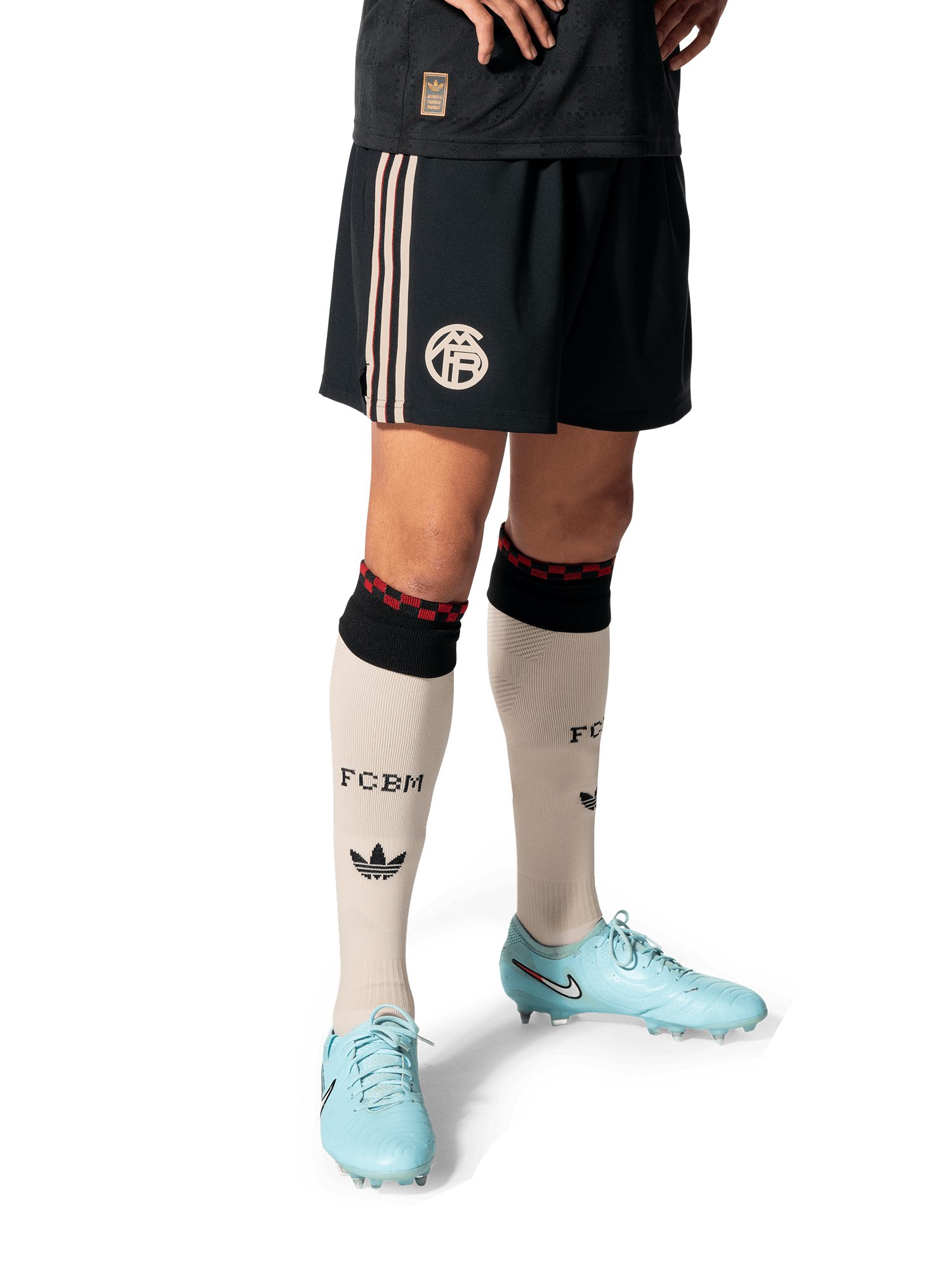 adidas Performance Fußballtrikot FC Bayern München, Authentic Short UCL 25-26, Herren, Schwarz