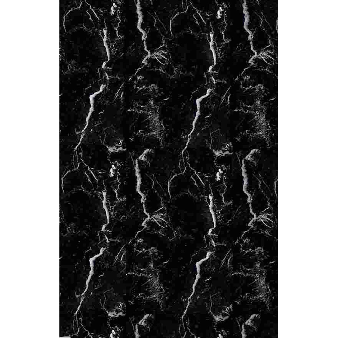 Euroshowers GmbH Duschvorhang Marmor Schwarz 180 × 200 cm Polyester mit 12 Ringen Breite 180 cm – Bild 2 von 2