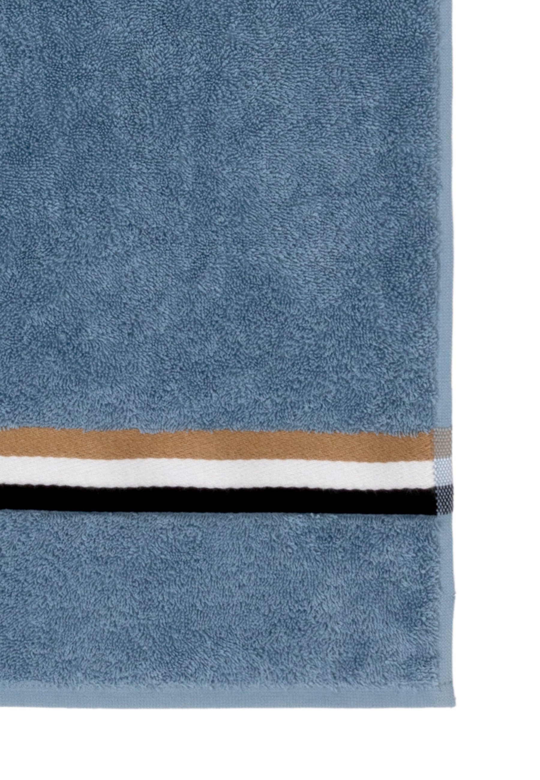 BOSS Home Handtuch BLINEA, Frottier (1-St), mit Label-Applikationen