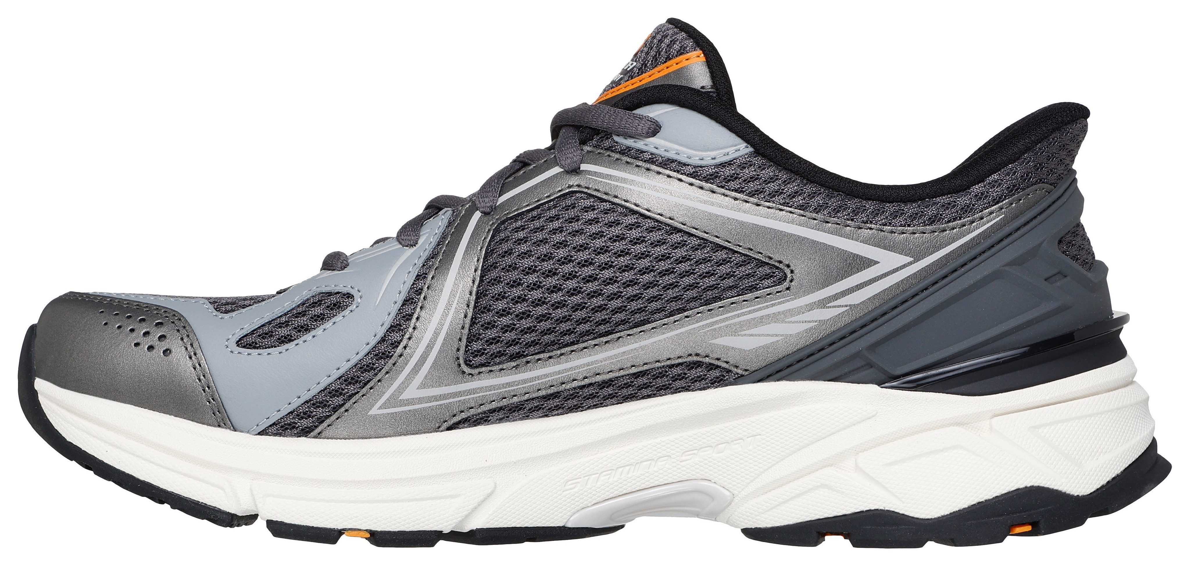 Skechers STAMINA SPORT Slip-On Sneaker Trainingsschuh, Retro Sneaker mit Slip-ins – Bild 4 von 5