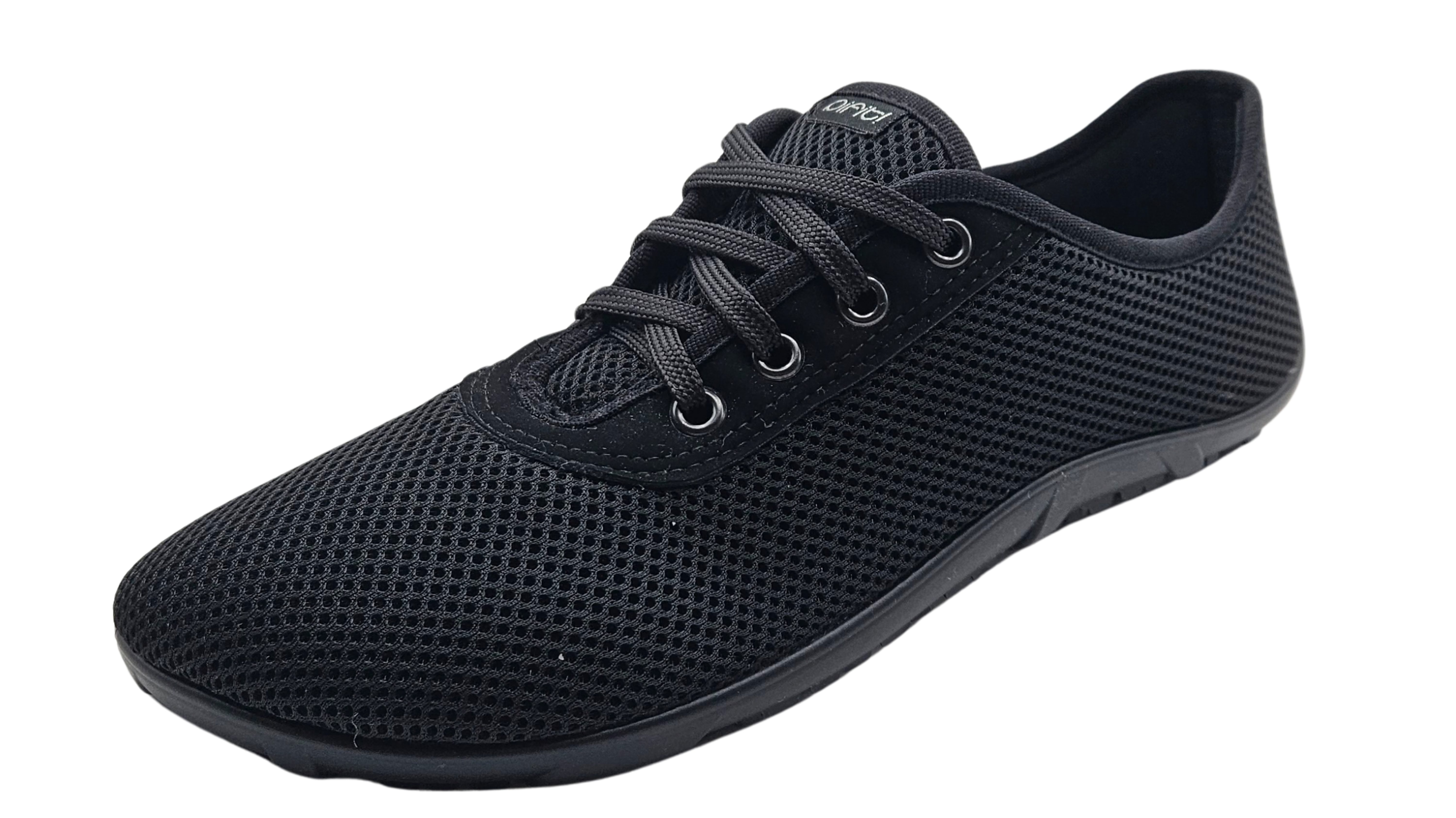 pifit! Sneaker "move", Stretch, Mesh, schwarz, 32031 Barfußschuh leichtfüßig durch Frühling und Sommer