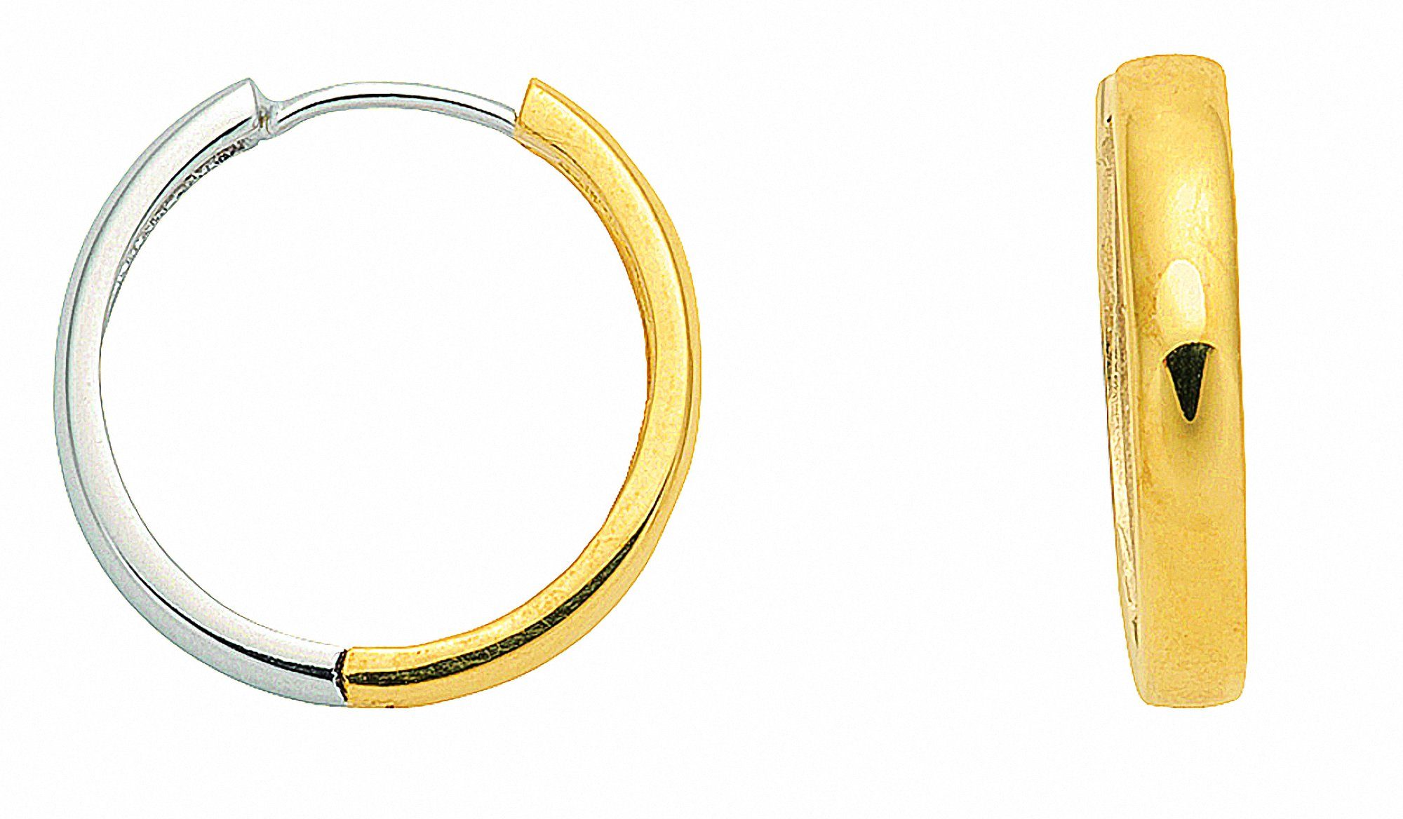 Adelia´s Paar Ohrhänger Damen Goldschmuck, 585 Gold Goldschmuck für Damen